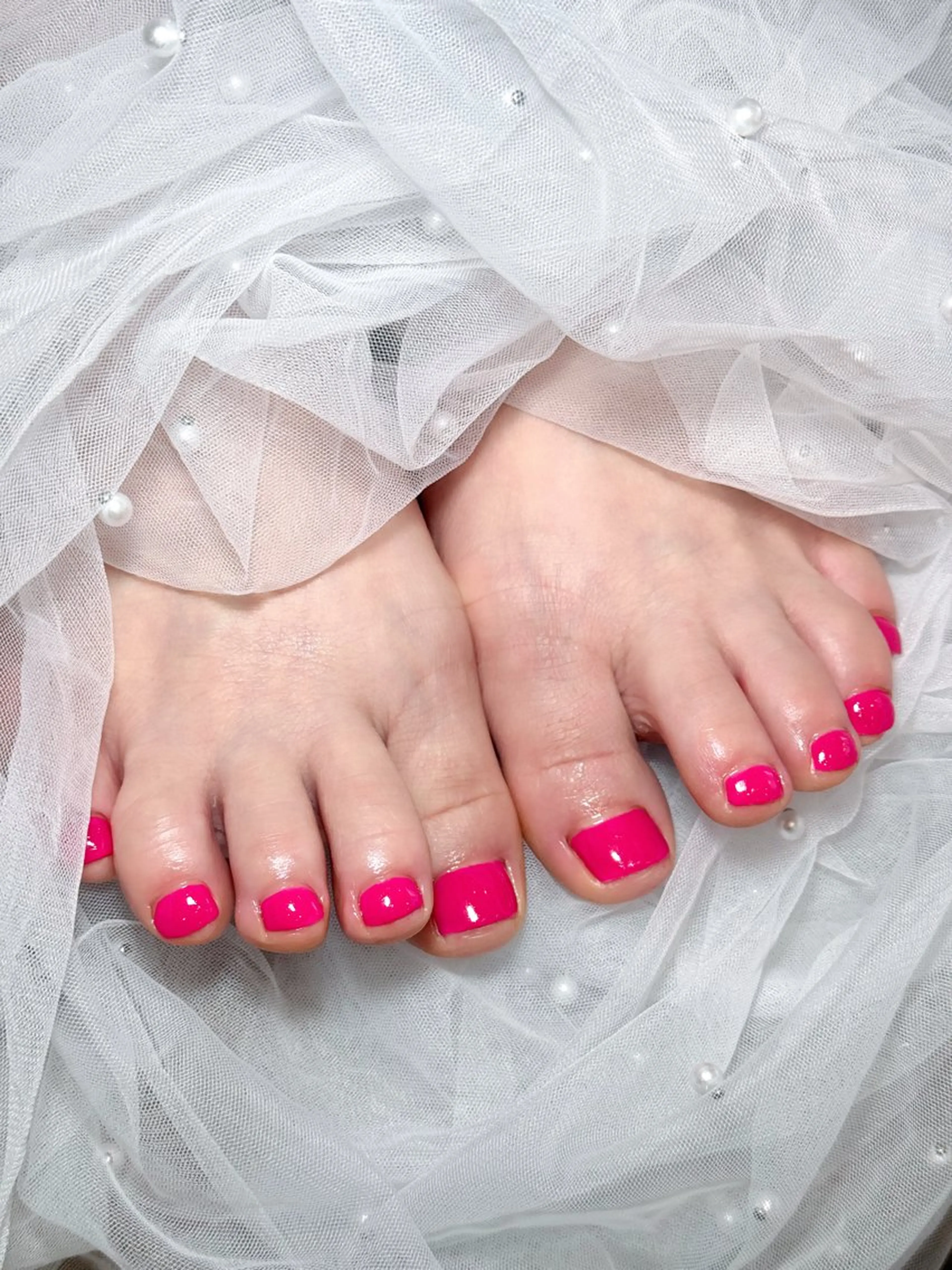 ネイル フットネイル mimo*lash 🩰kanatsuのネイルデザイン