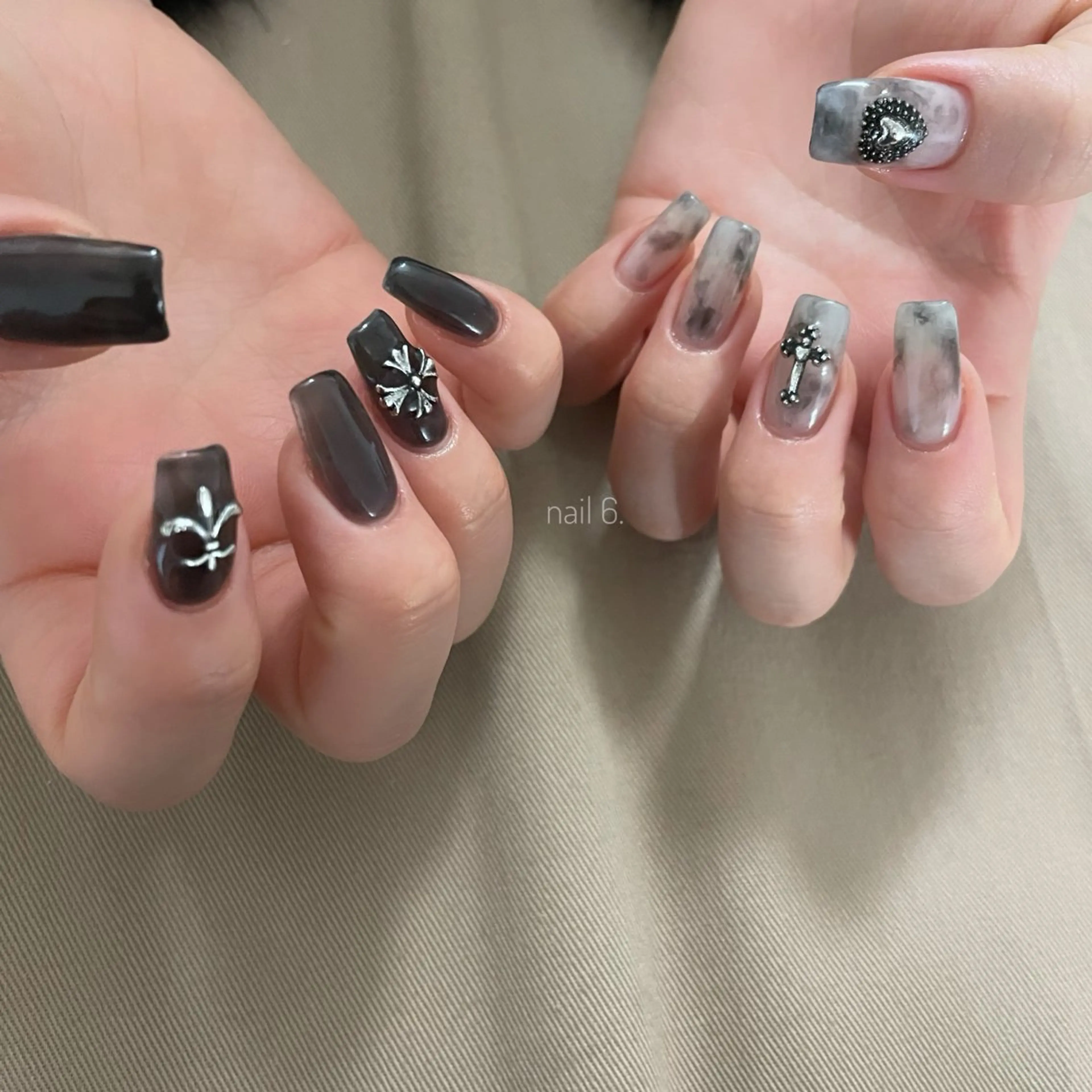 ネイル シンプルネイル ハンドネイル nail 6.のネイルデザイン
