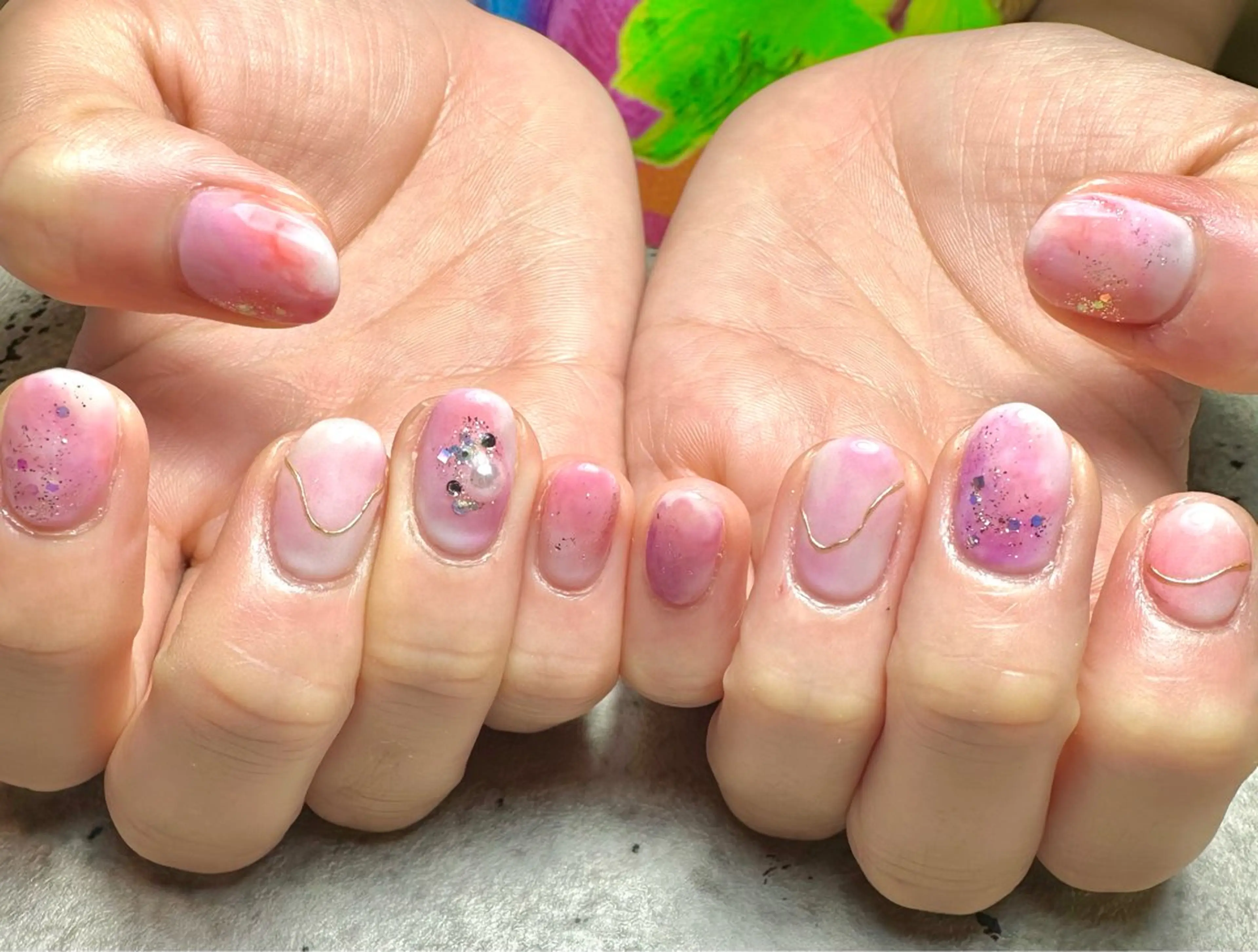 ネイル ハンドネイル フットネイル GéRanium Harukaのネイルデザイン