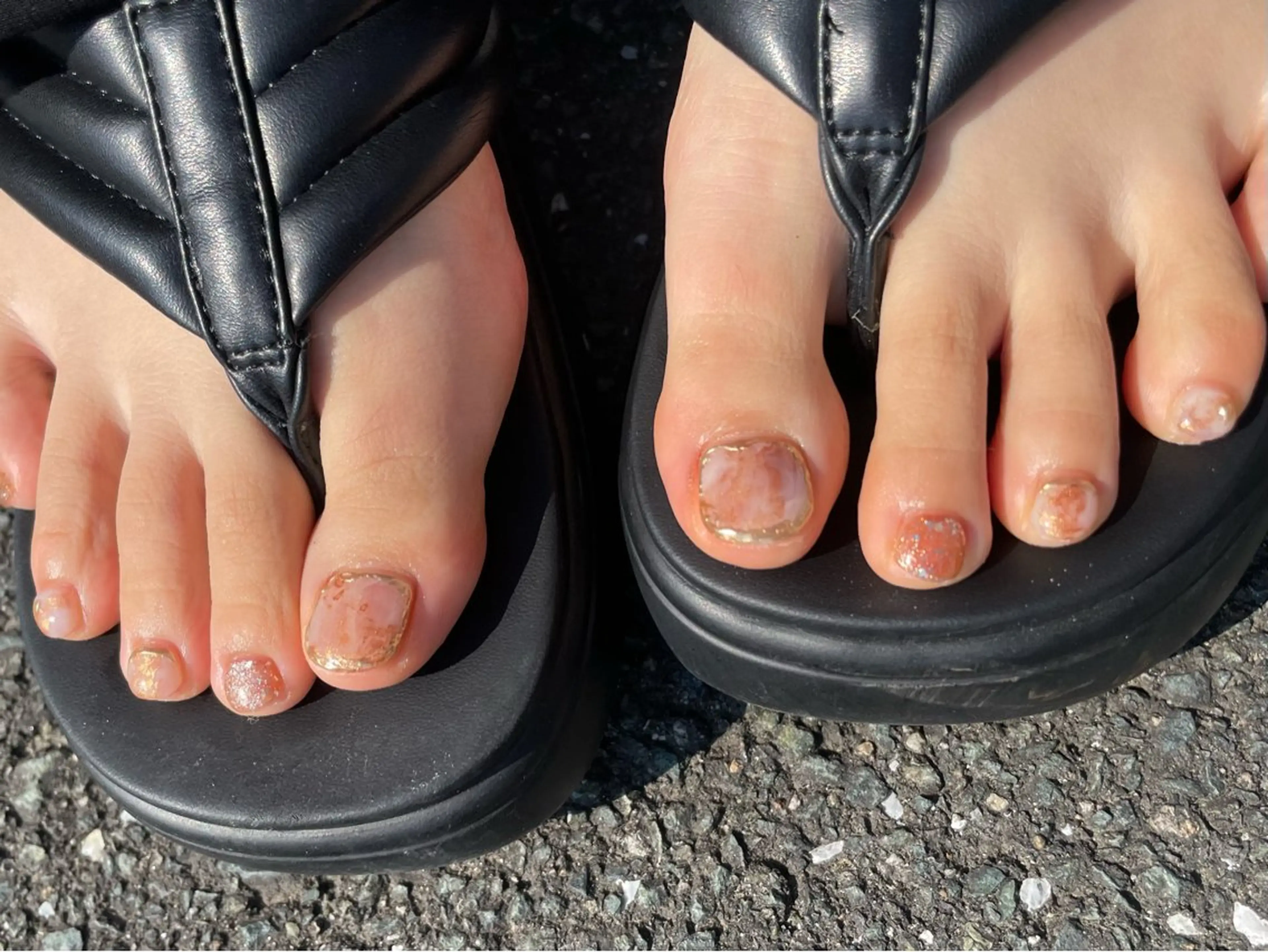 ⭐︎当日予約限定⭐︎フット　デザインやり放題（オフケア込み）の写真