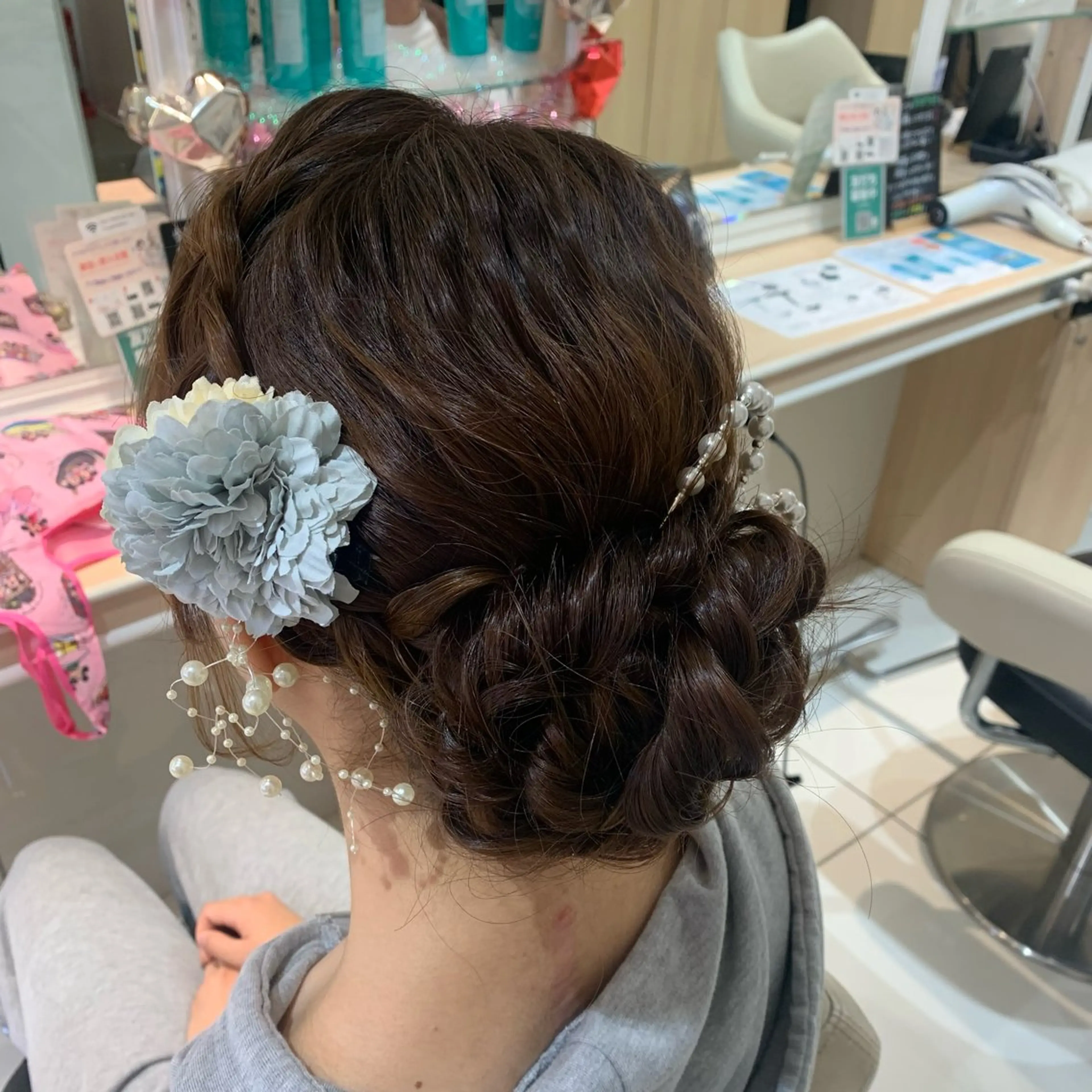 ロング ヘアアレンジ ヘアセット 宮永 璃沙のヘアスタイル