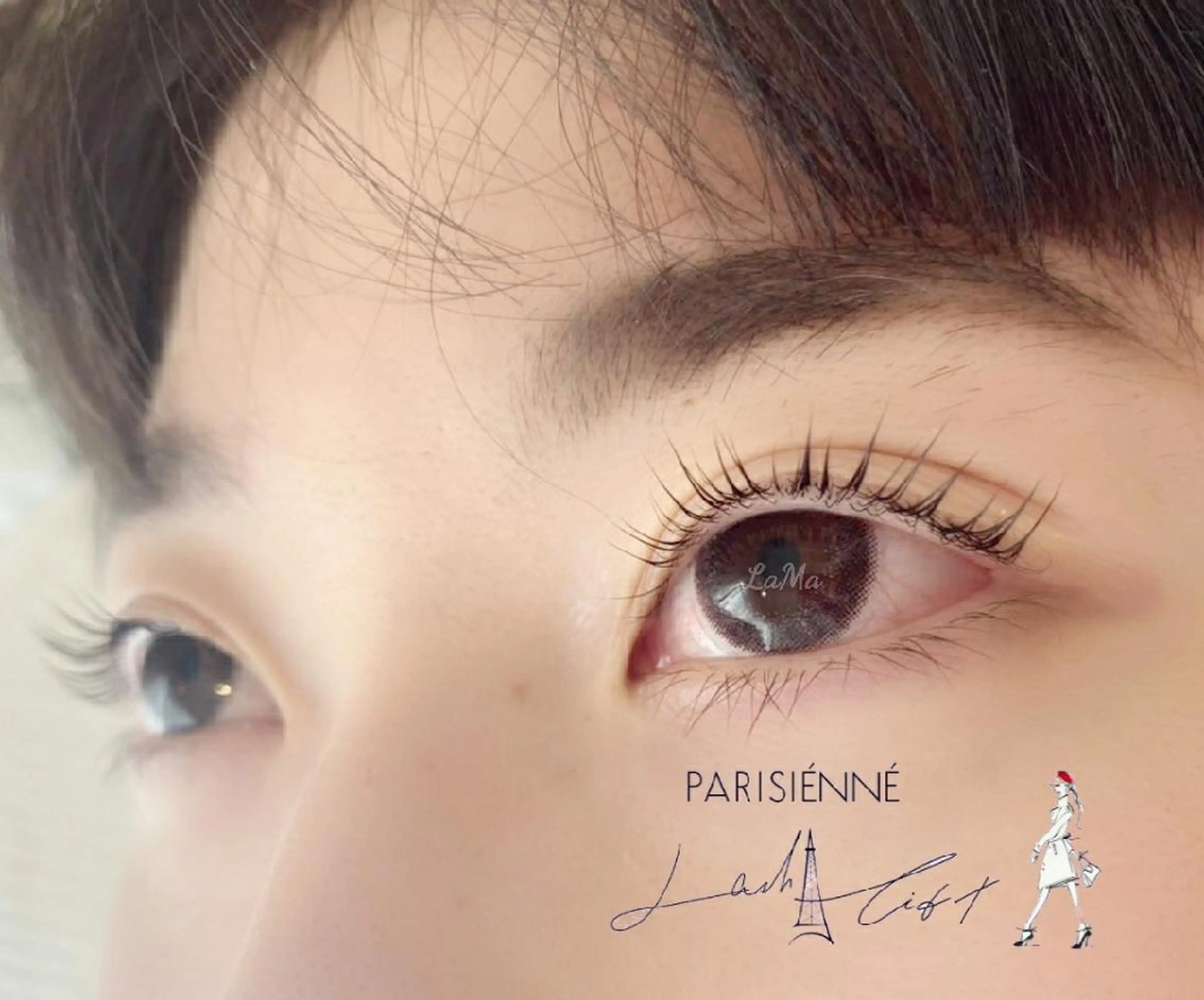 マツエク・マツパ パリジェンヌラッシュリフト LaMa staff★のマツエク・マツパデザイン