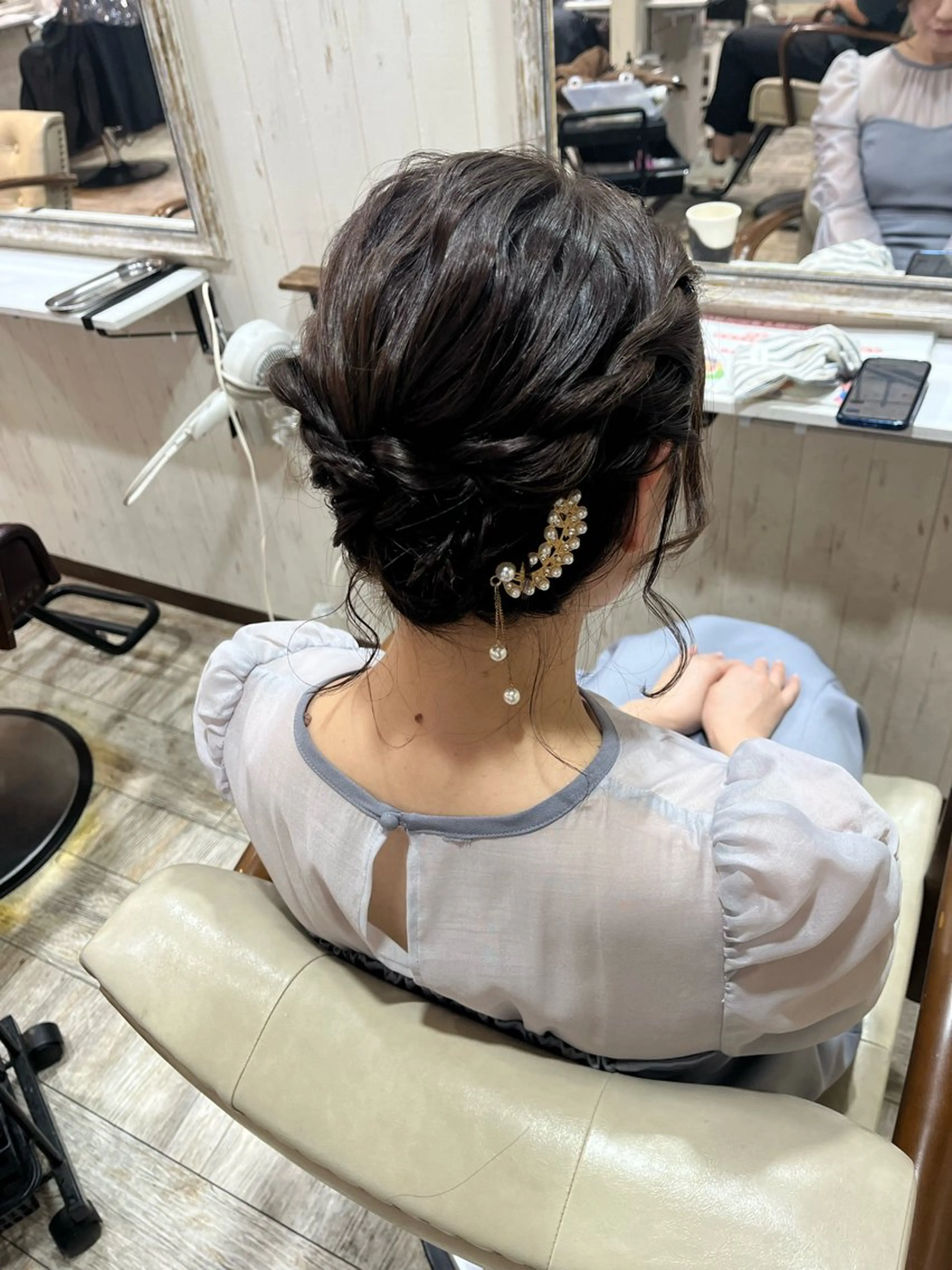 ヘアアレンジ キンサダ ワンリダのヘアスタイル