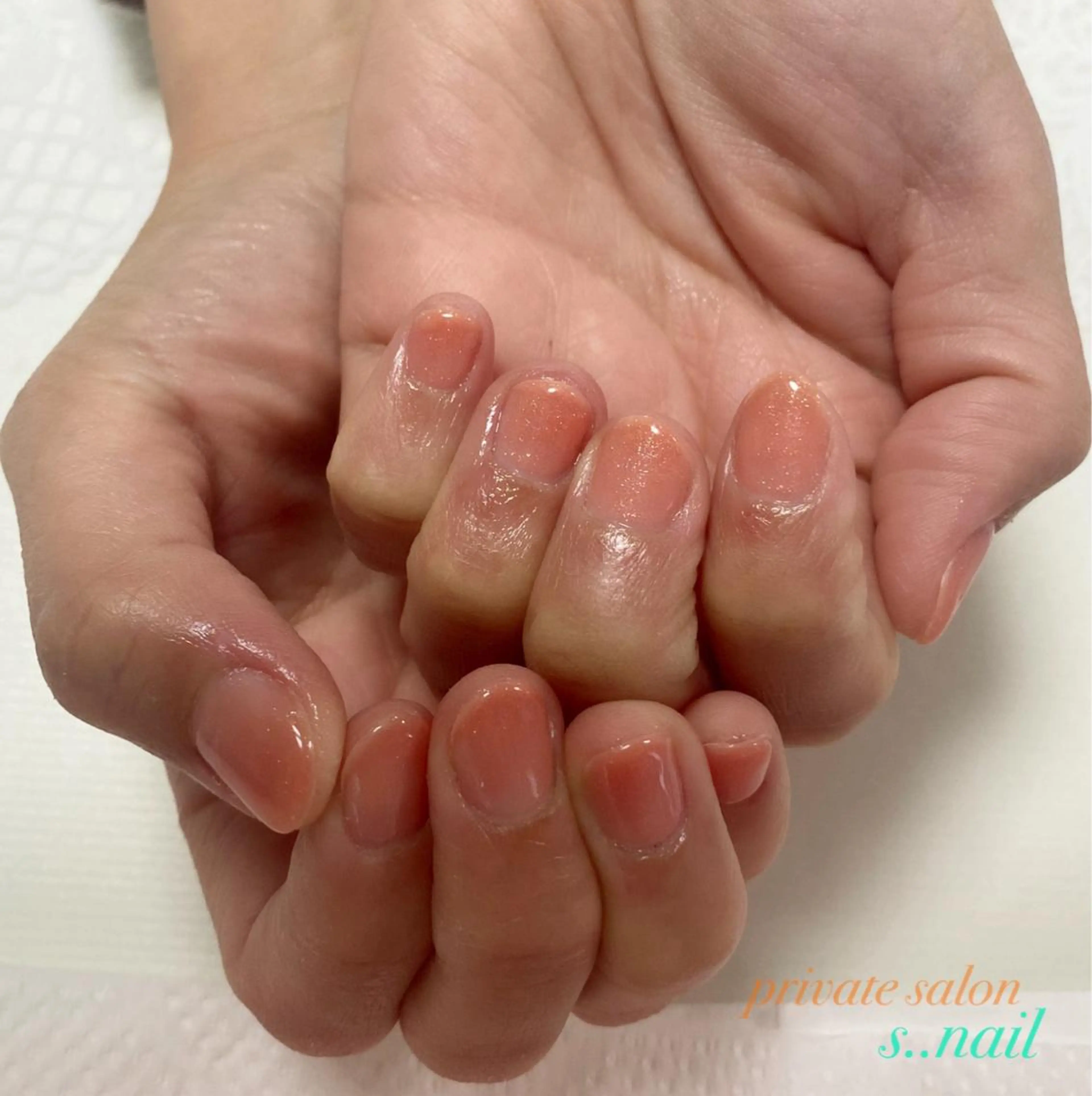 ネイル ラメ(グリッター) ワンカラーネイル ハンドネイル フットネイル s..nail / MORITAのネイルデザイン