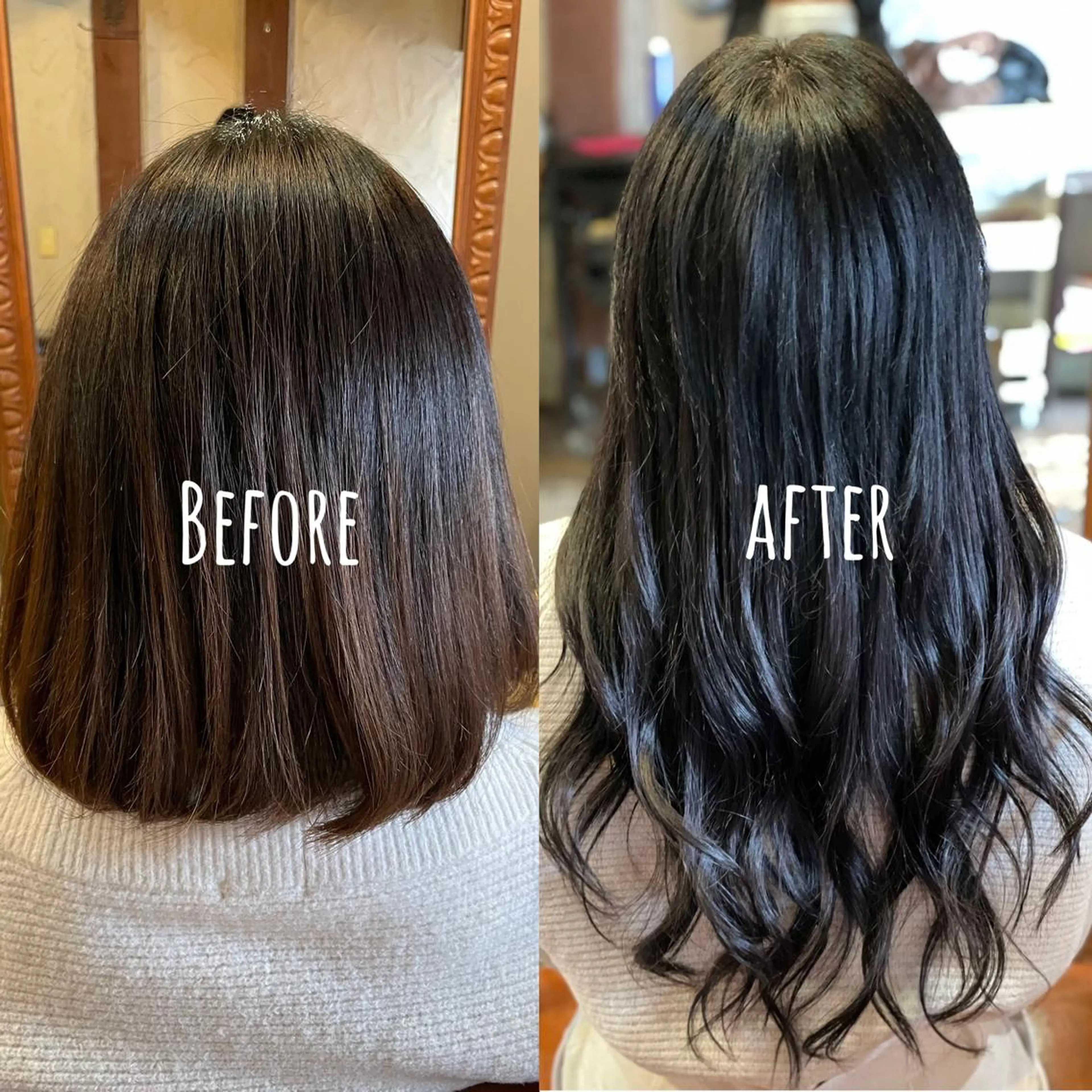 ロング シールエクステ エクステ ロング カット ヘアカラー エクステ ReHyd BEAUTÉ salon&store 心斎橋店所属・❤️MASAKO❤️ 🌸🩷エクステ🩷のヘアスタイル