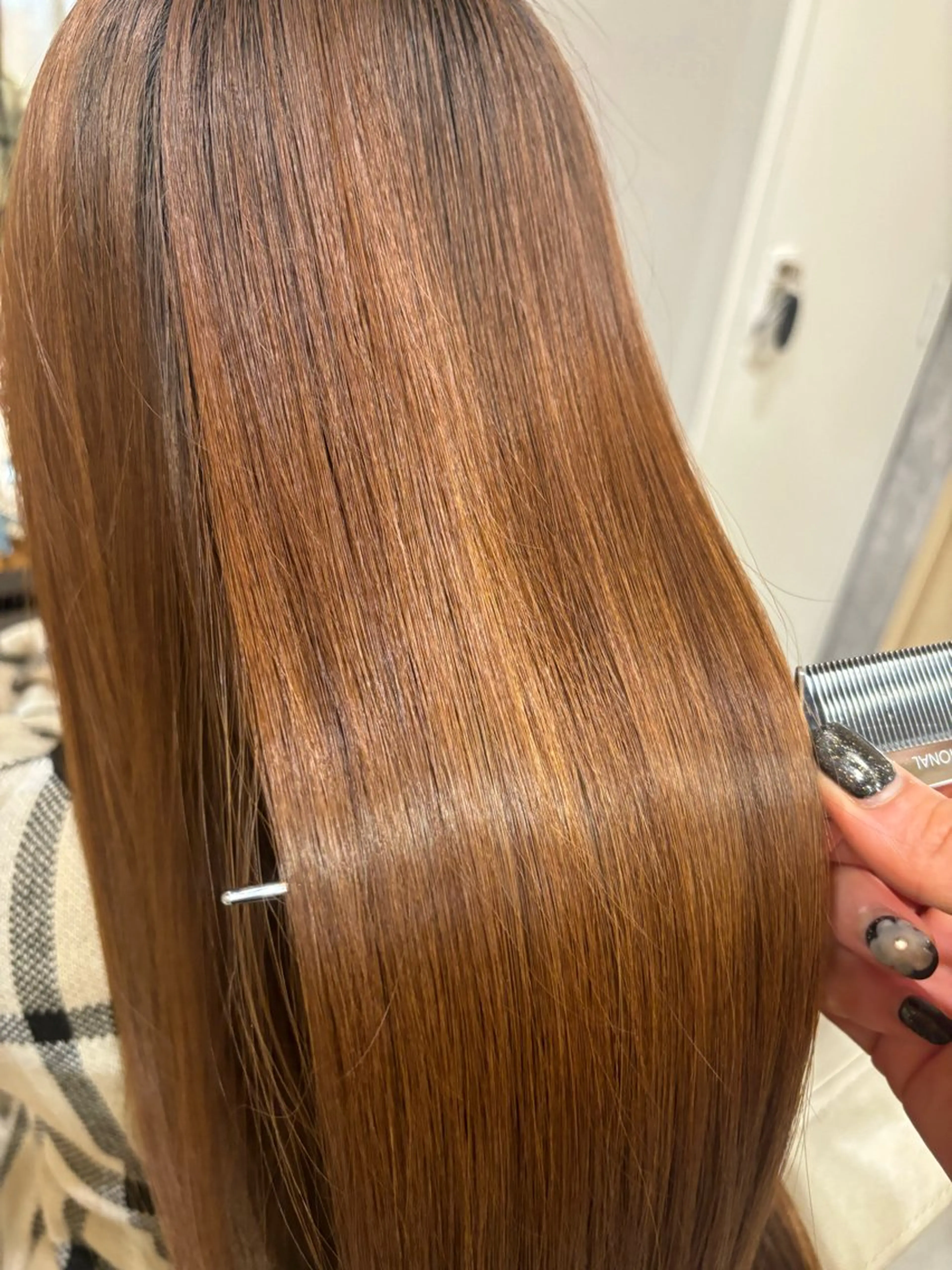 ロング KAEDE💖 縮毛矯正/艶カラーのヘアスタイル