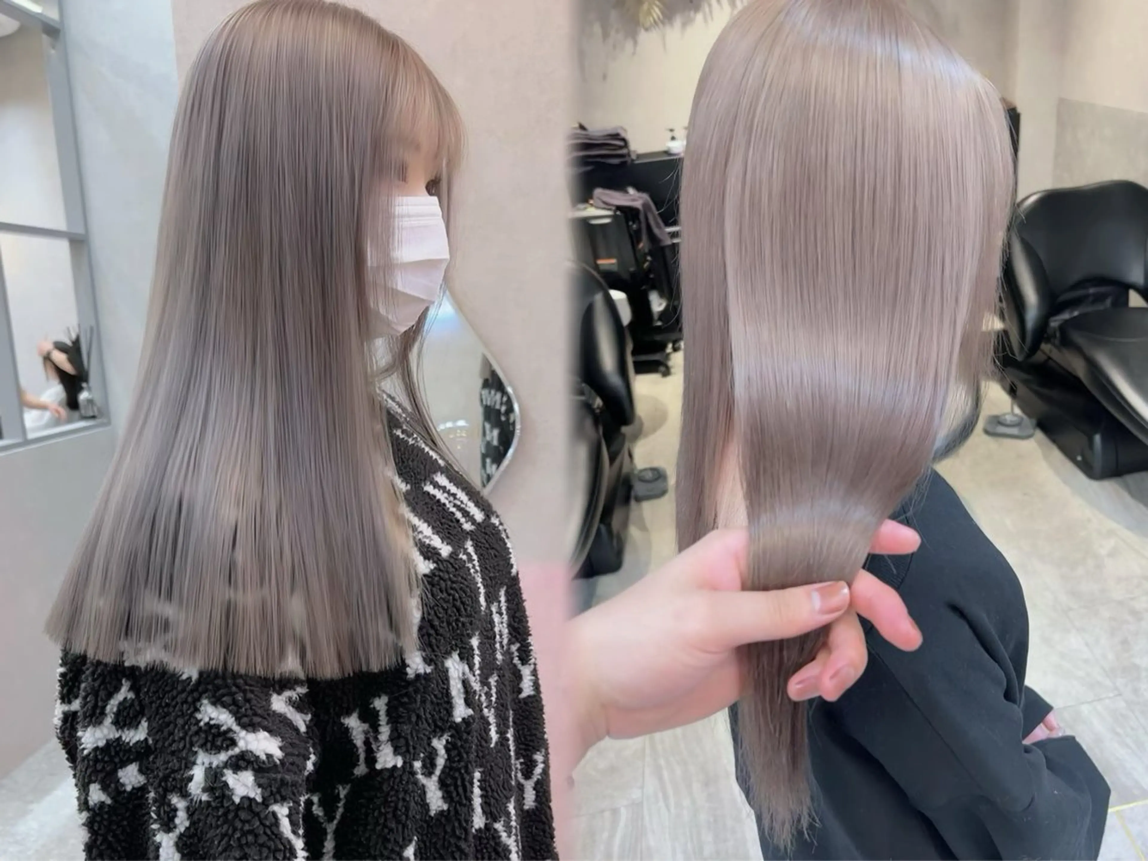 ロング カラー ヘアアレンジ カット ヘアカラー トリートメント 似合わせカラー× ウルフカット/ホマレのヘアスタイル