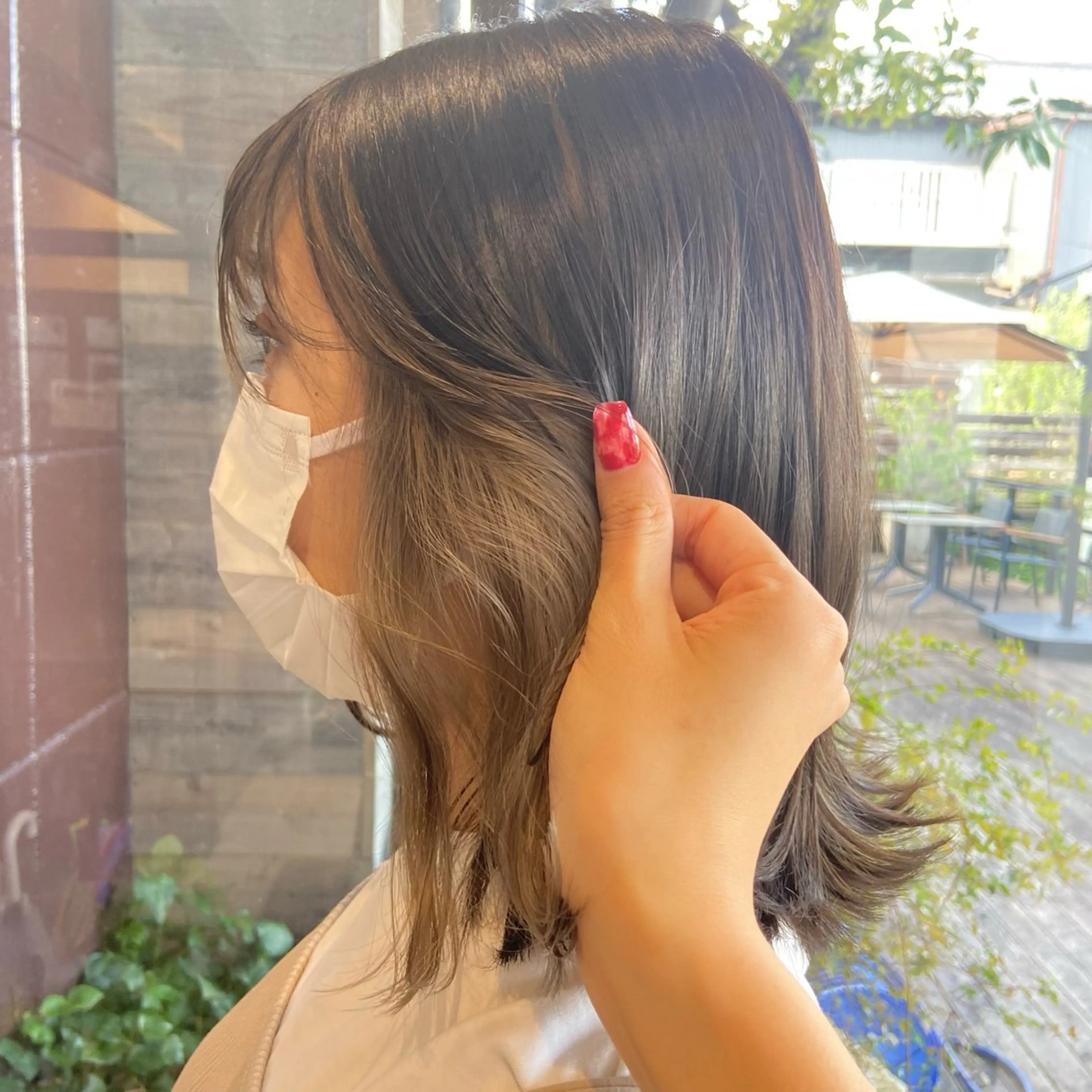 カラー ゆうこ 🩷🩶のヘアスタイル