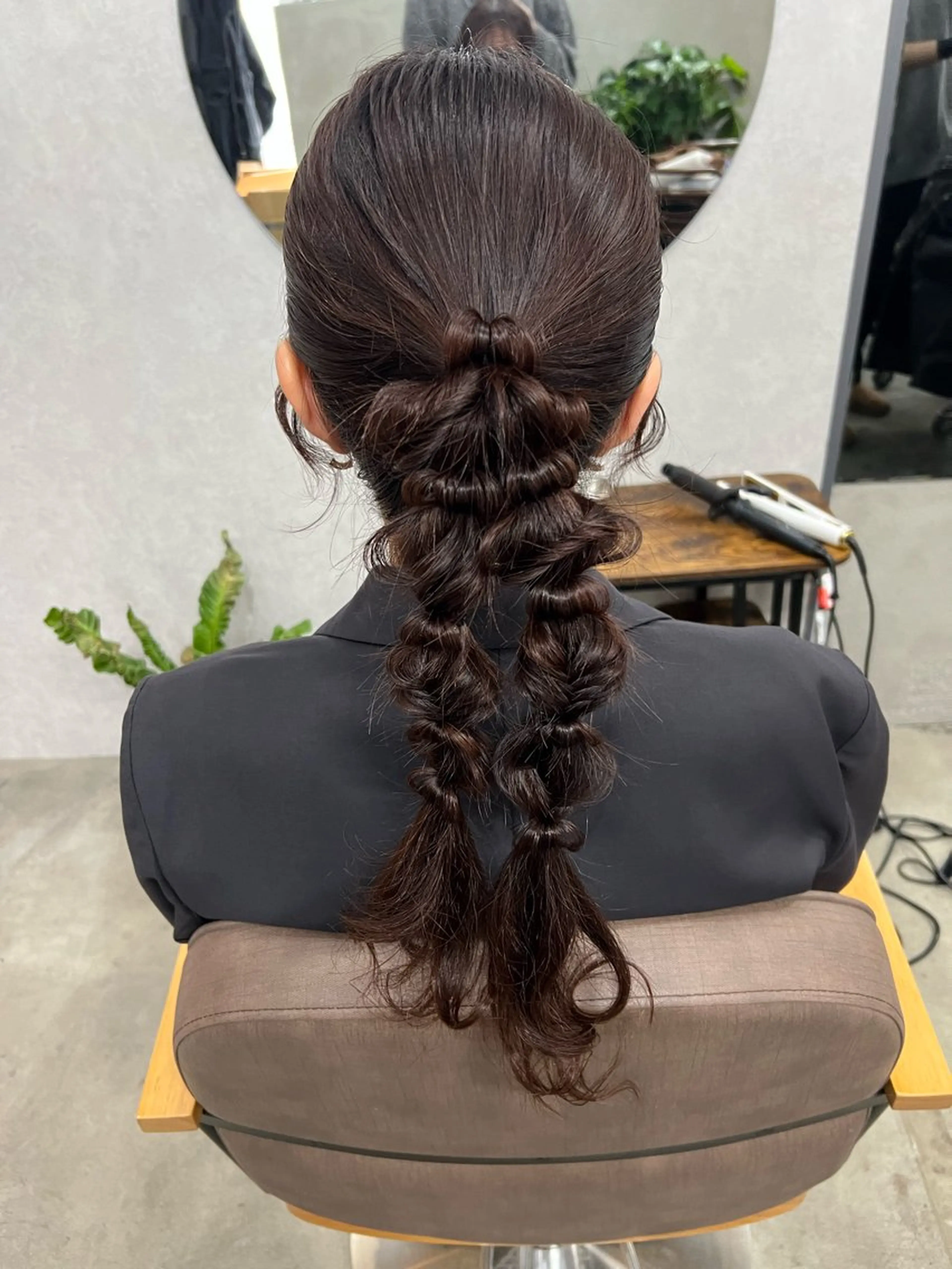 セミロング ヘアセット maya レイヤーカットのヘアスタイル