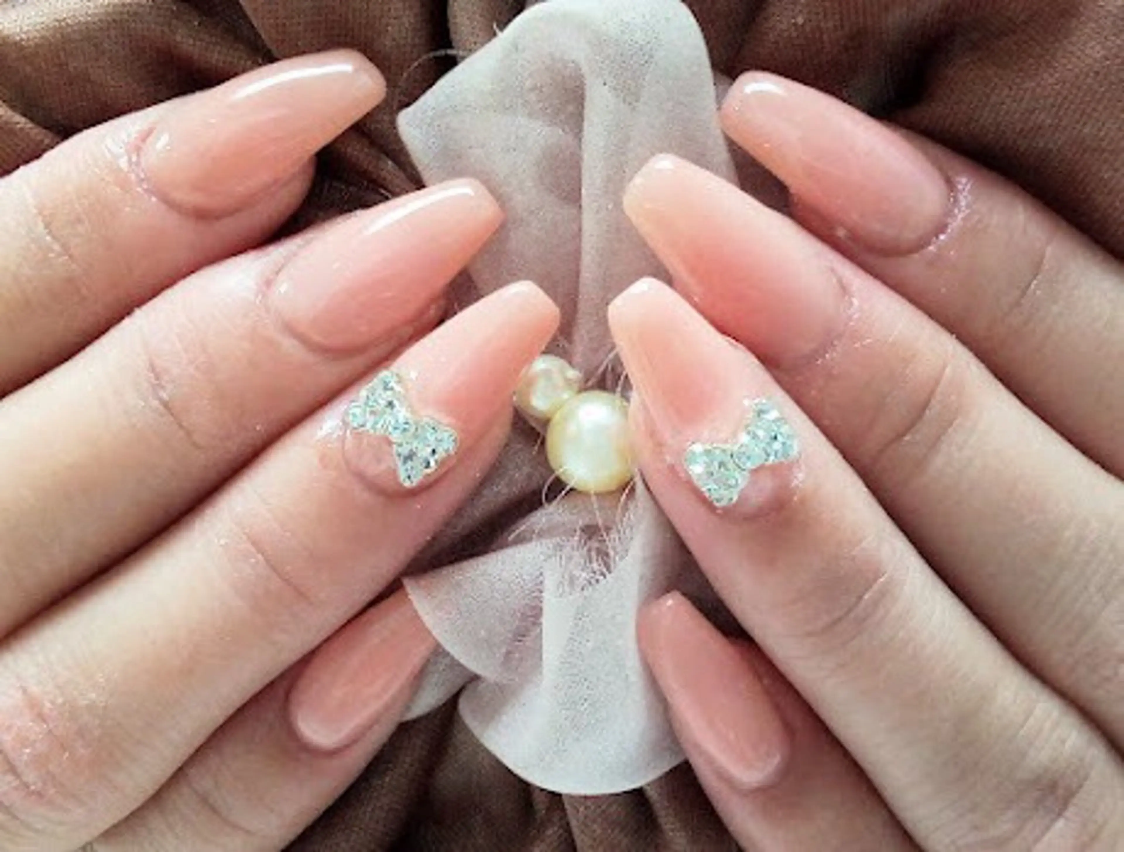 ネイル ピンク スカルプネイル ハンドネイル Pleasure / macoのネイルデザイン