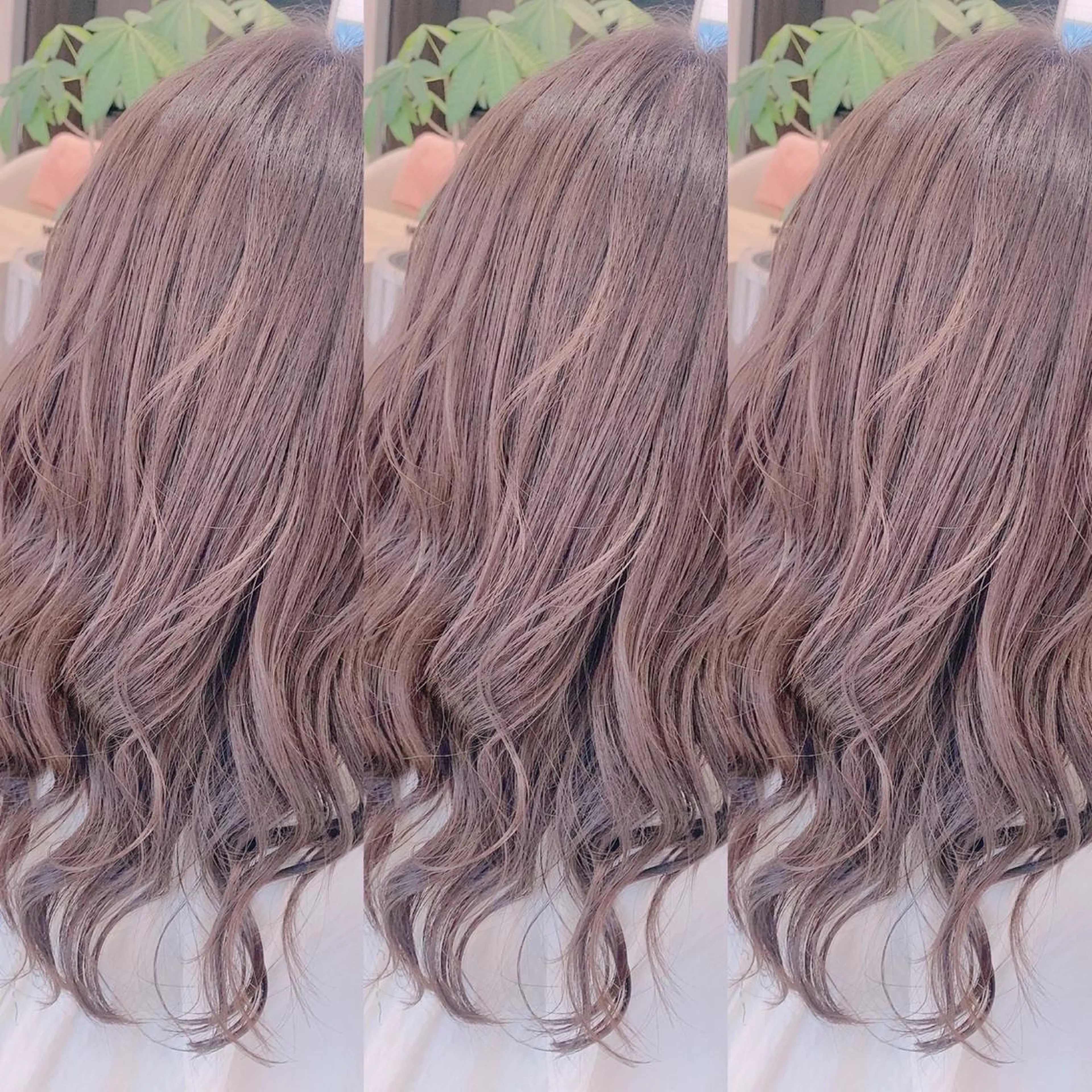 ミディアム カラー ヘアアレンジ 松本 菜那のヘアスタイル