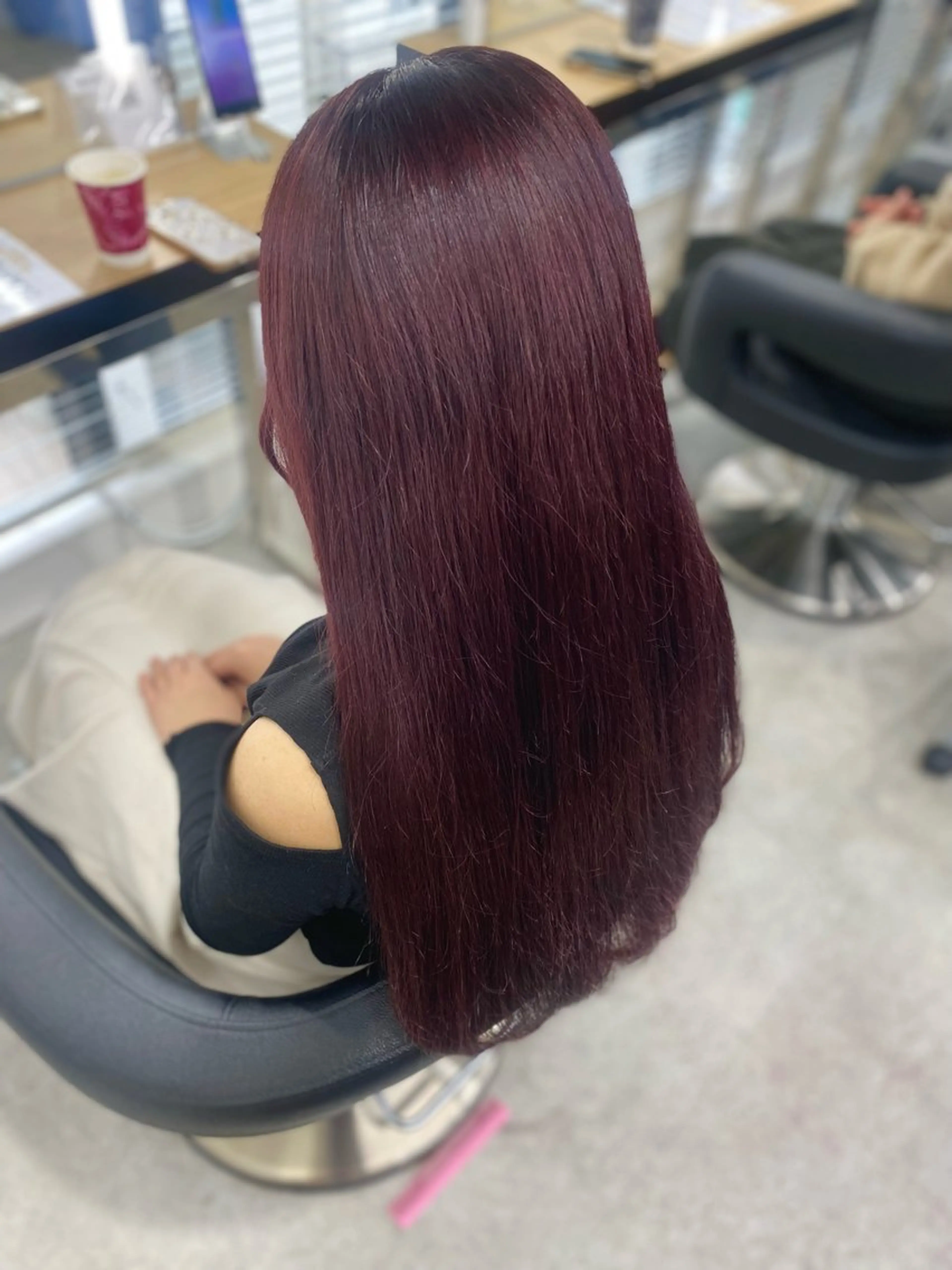 カラー Cure所属・透明感カラー🌿 yuika🤎🍨のヘアスタイル