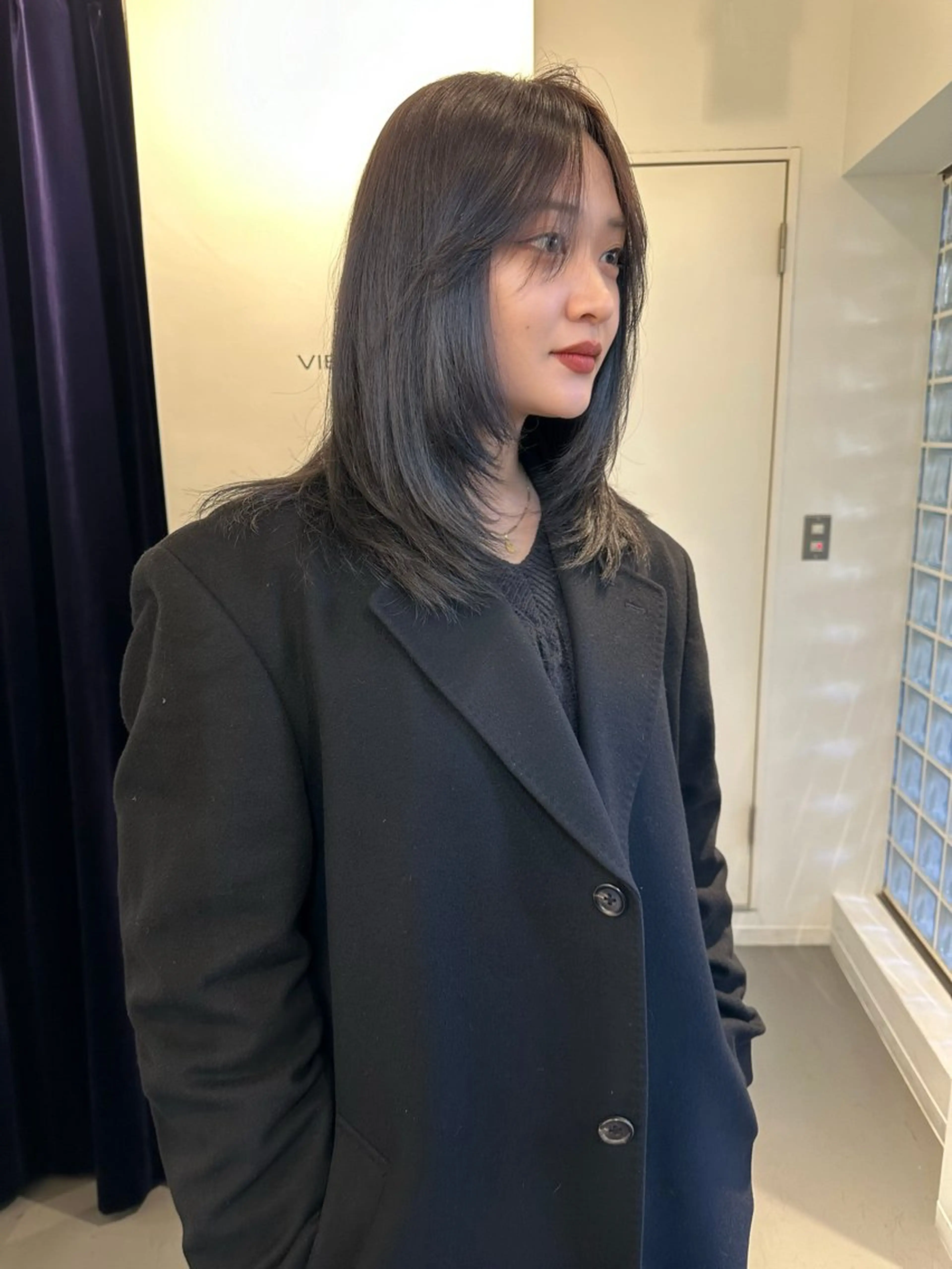 セミロング カラー カット ヘアカラー ボブ/似合わせカット /ニュアンスカラーのヘアスタイル