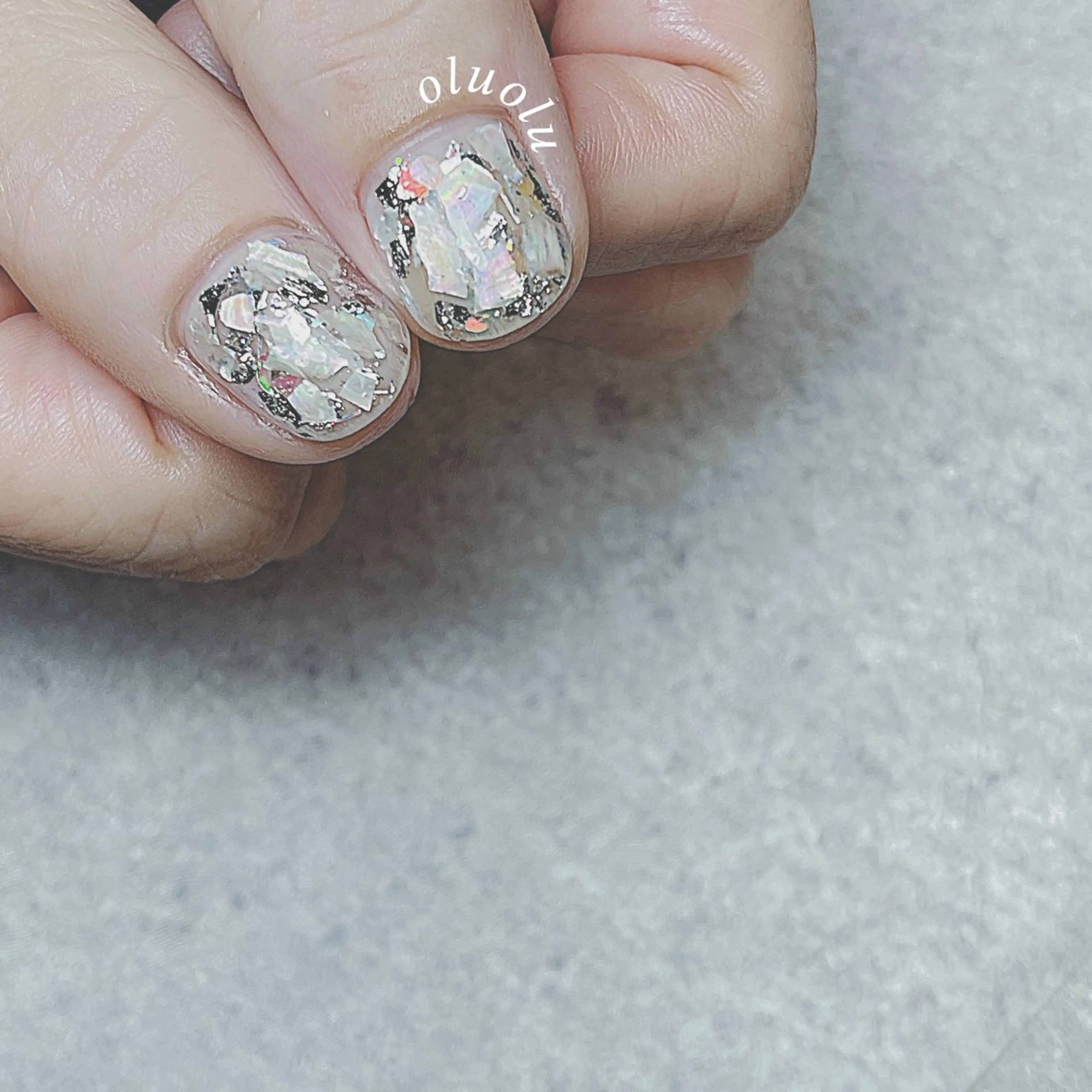 ネイル アートネイル クリアネイル フットネイル ニュアンスネイル ショートネイル ハンドネイル 大村 紬華のネイルデザイン