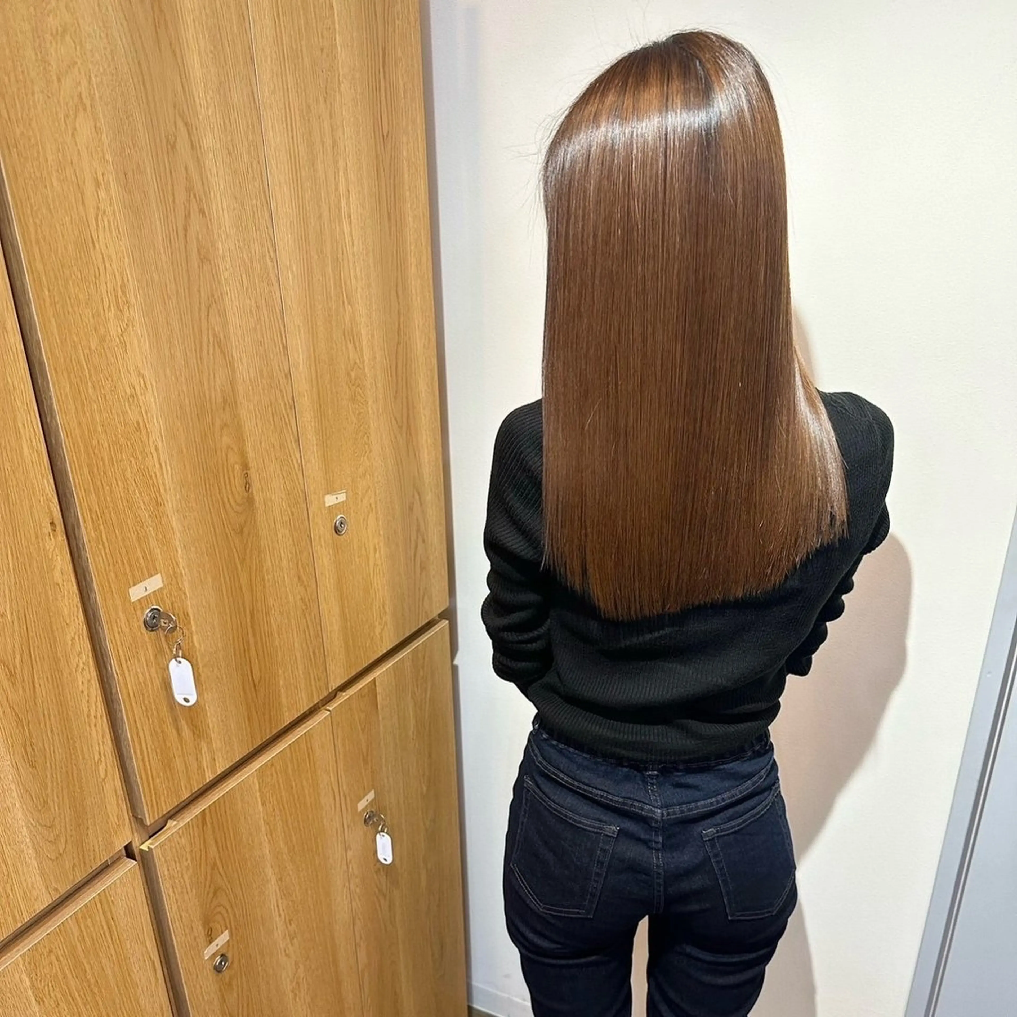 ロング 縮毛矯正 miyuu /ioe  茶屋町のヘアスタイル