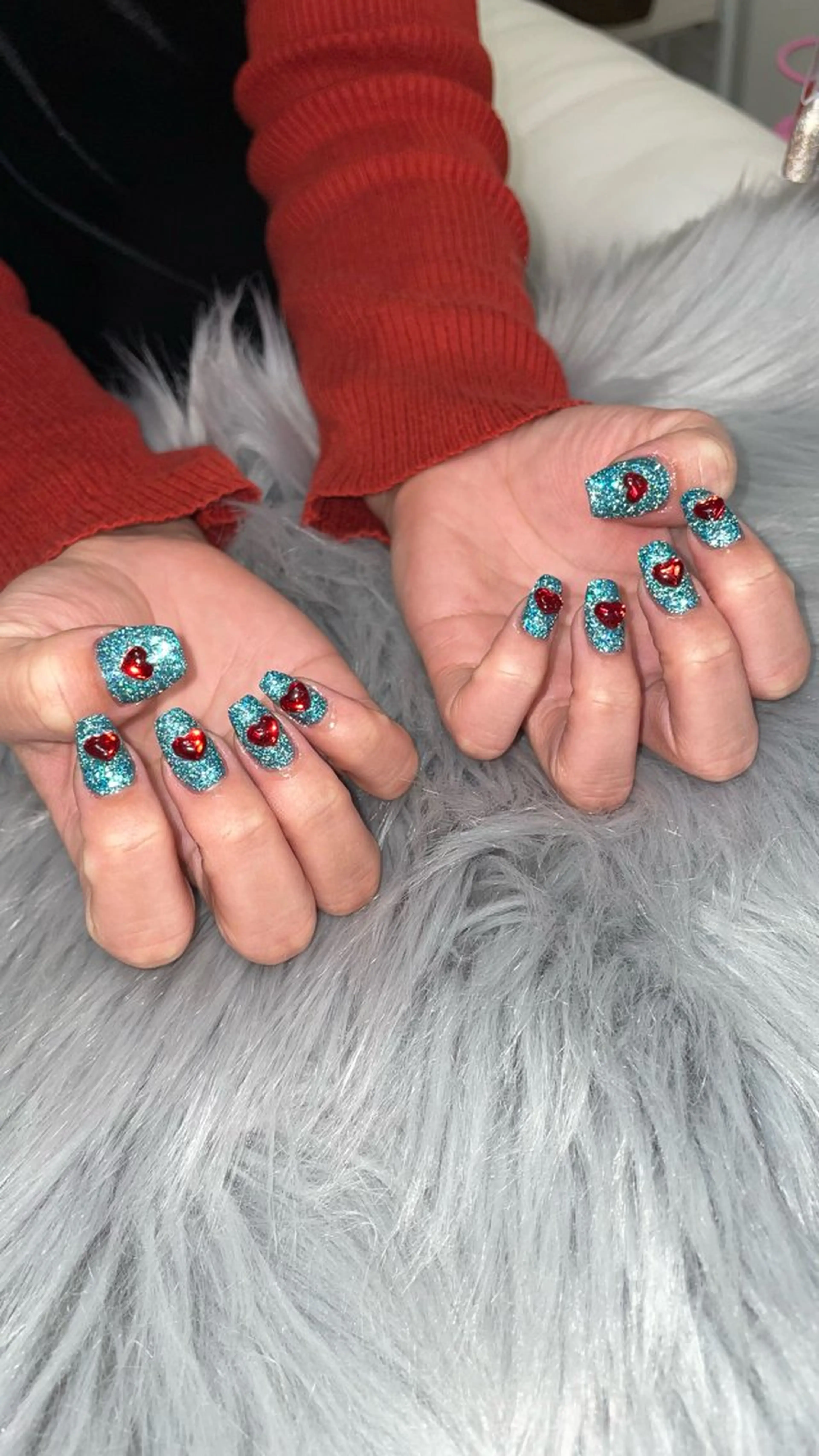 ネイル ラメ(グリッター) RICO NAIL所属・RICO Nail パーツつけ放題🌈のネイルデザイン