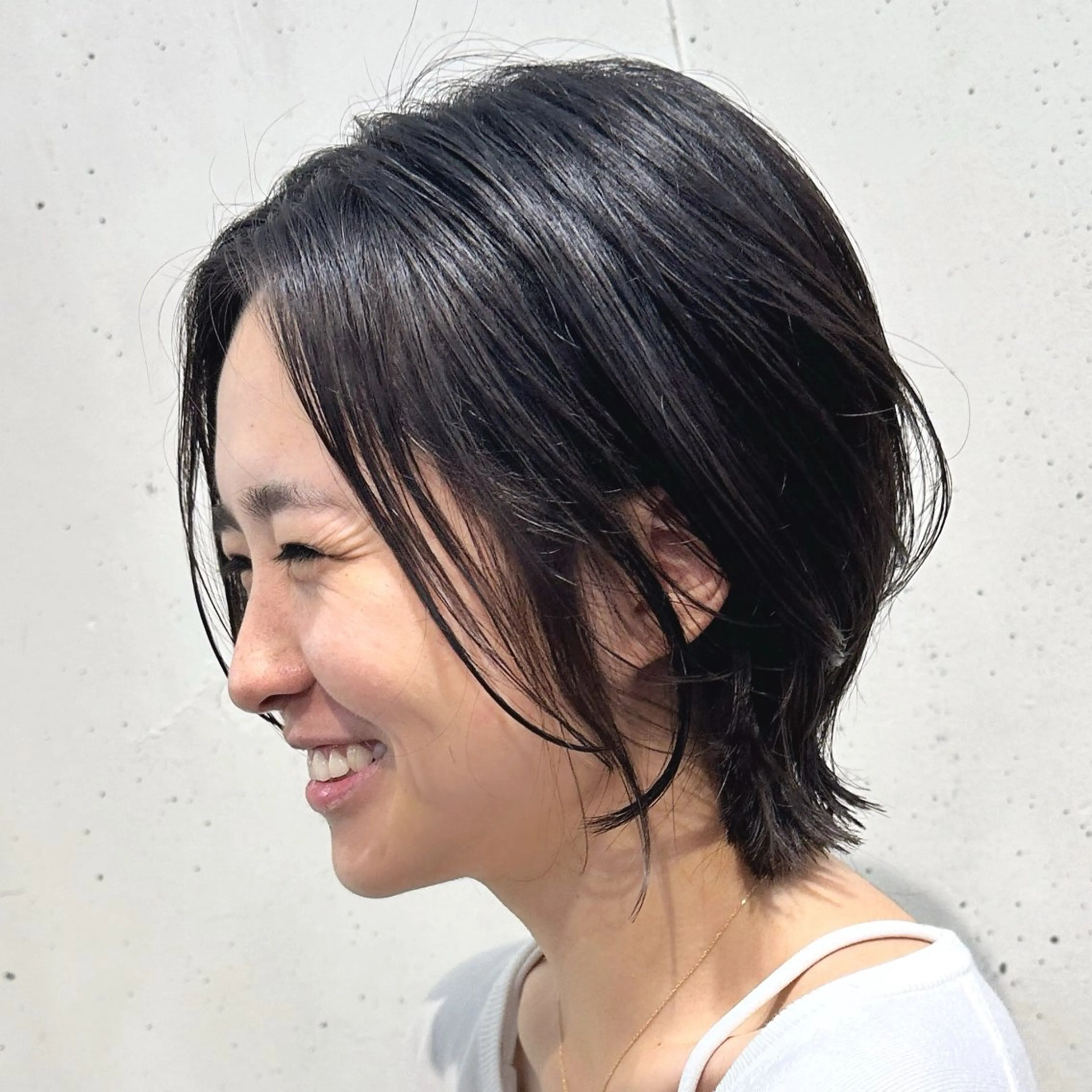 ショート ボブレイヤー ボブ レイヤーカット ウルフカット ボブ/ショート /🦋服部ルミナ🦋のヘアスタイル