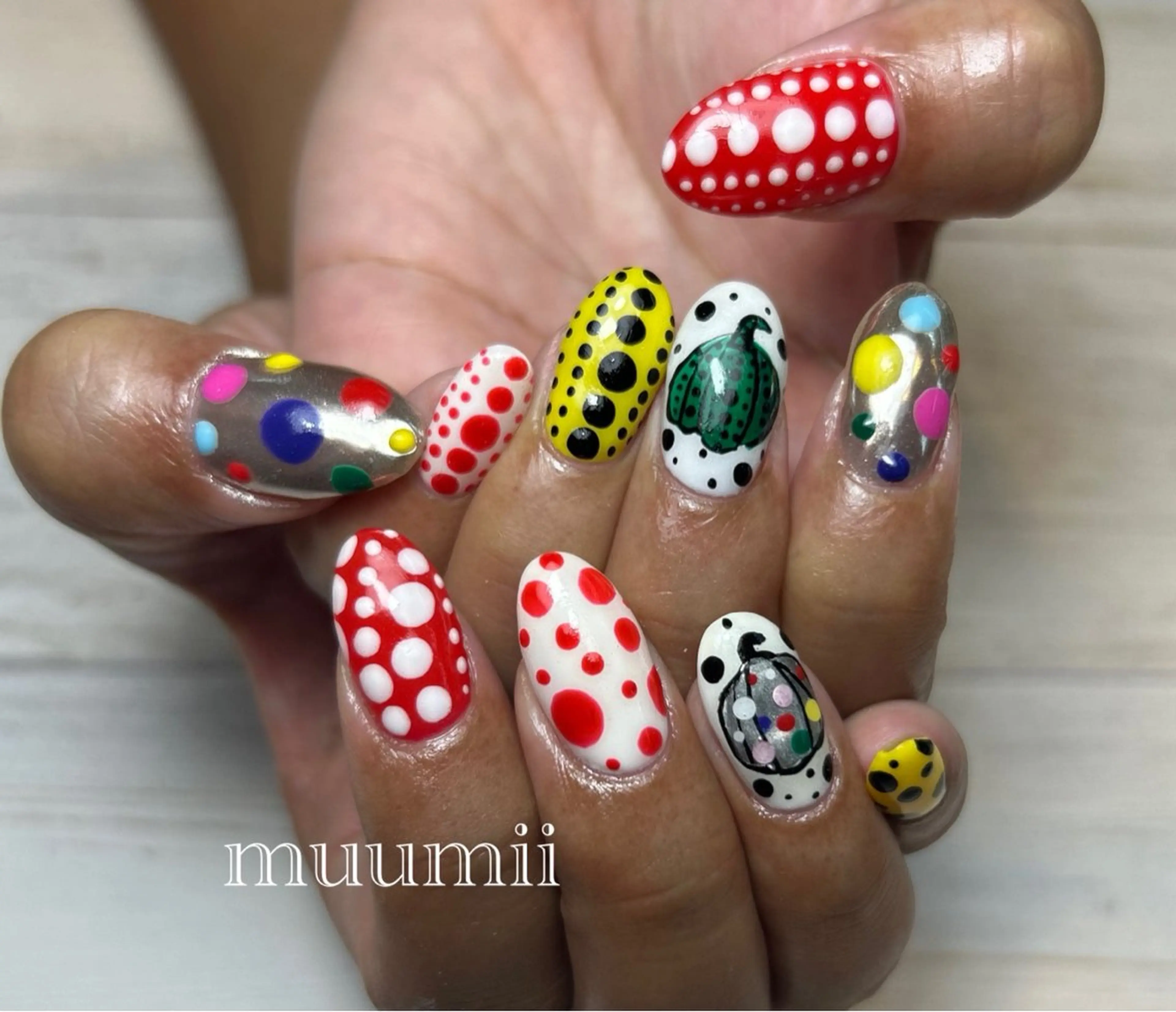 ネイル アートネイル ネイルサロンmuumii所属・東十条muumii ネイルまつ毛のネイルデザイン