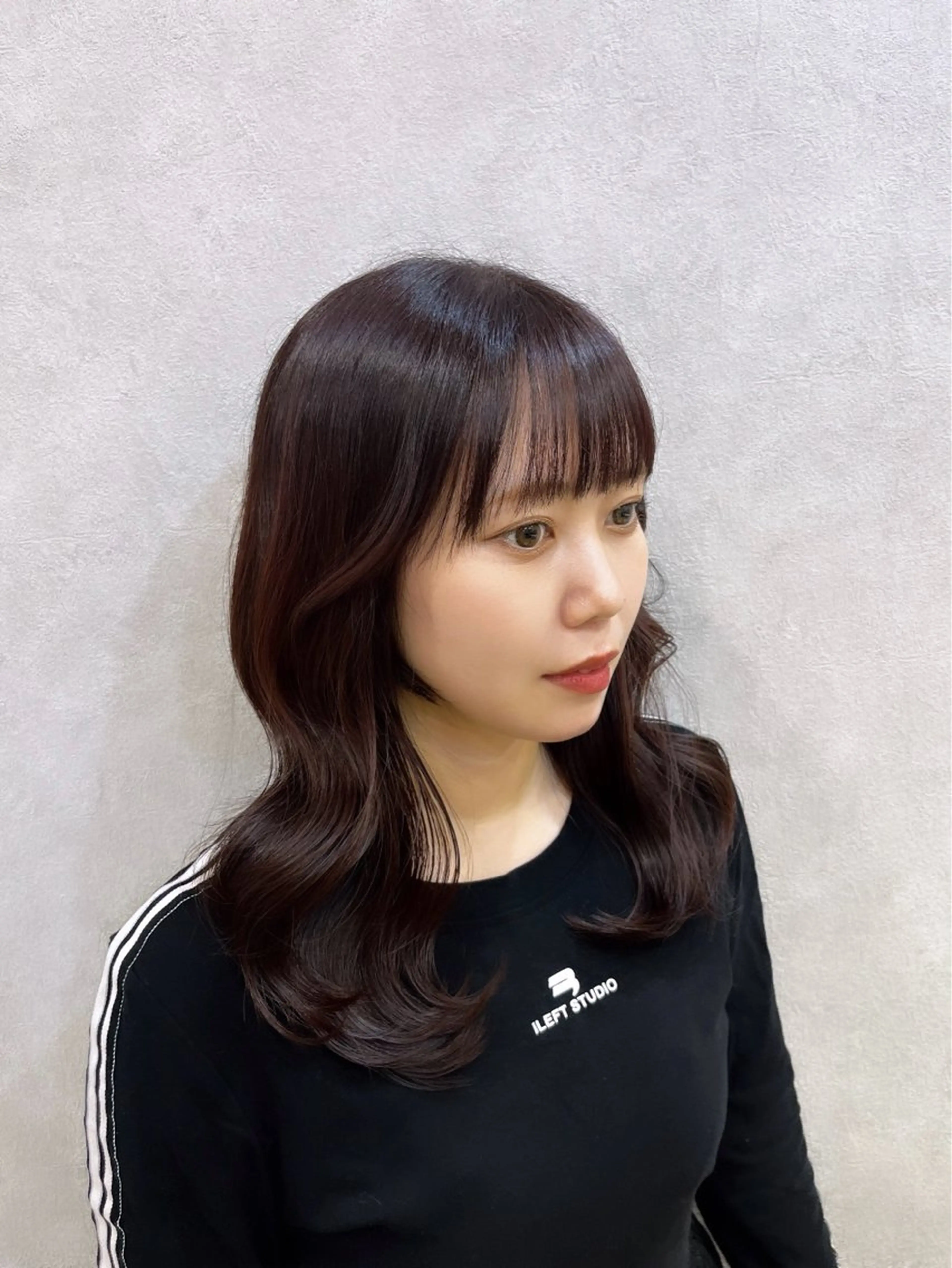 セミロング カット ヘアセット 韓国🎀レイヤー/艶 髪/縮毛矯正/ユリナのヘアスタイル