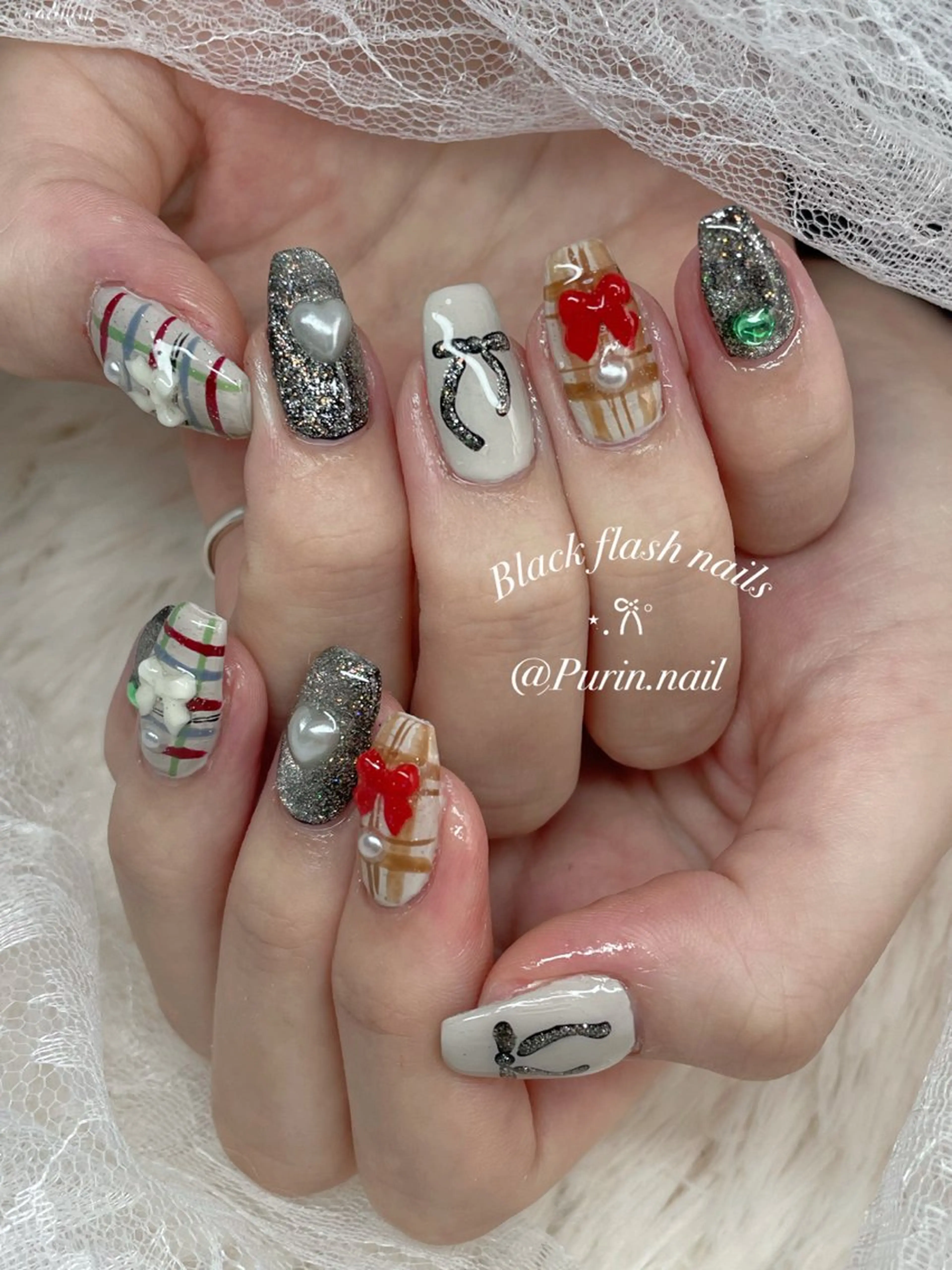 ネイル ハンドネイル Nails by Purin🍮のネイルデザイン