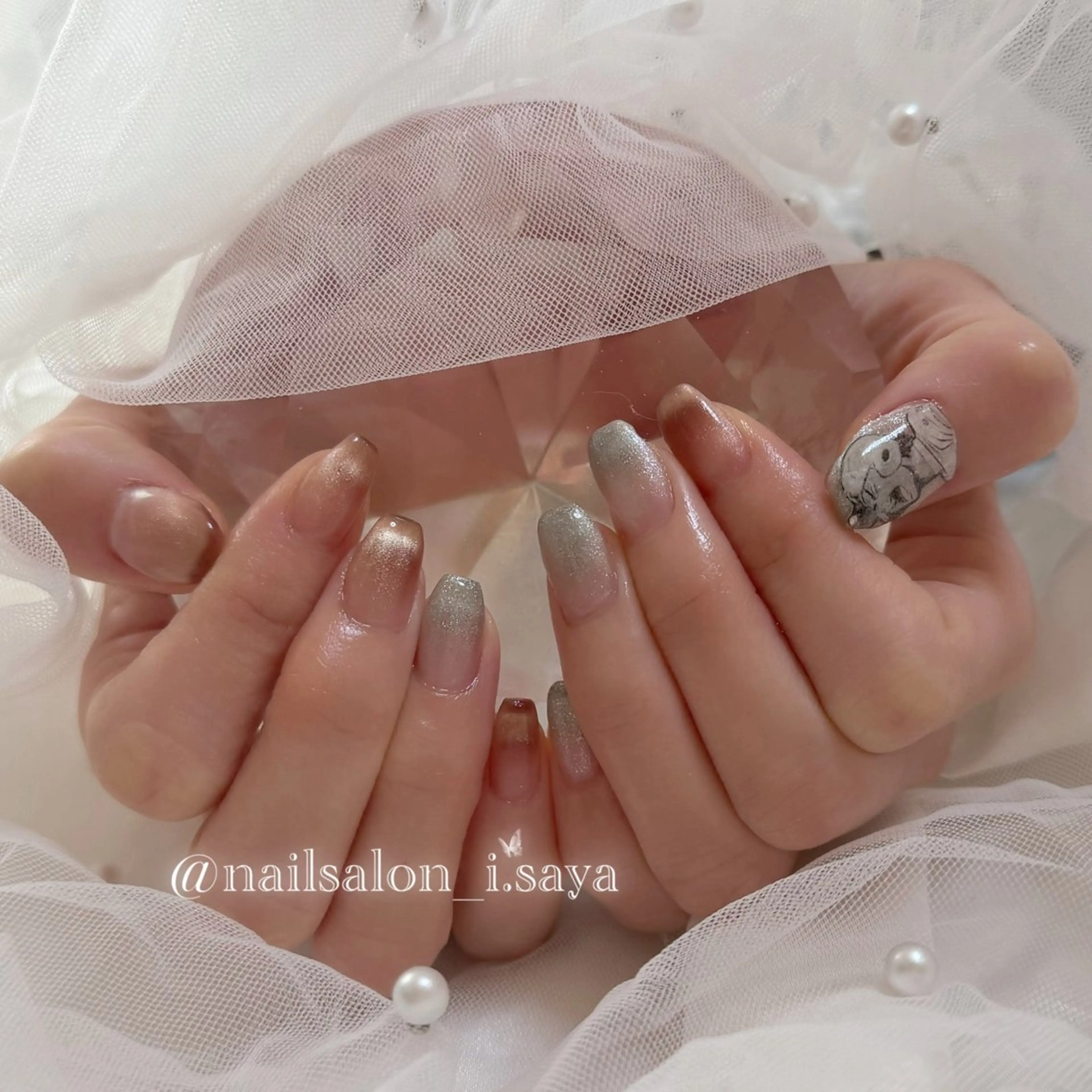 ネイル nailsalon i.所属・nailsalon i.／saya𓃠‪のネイルデザイン