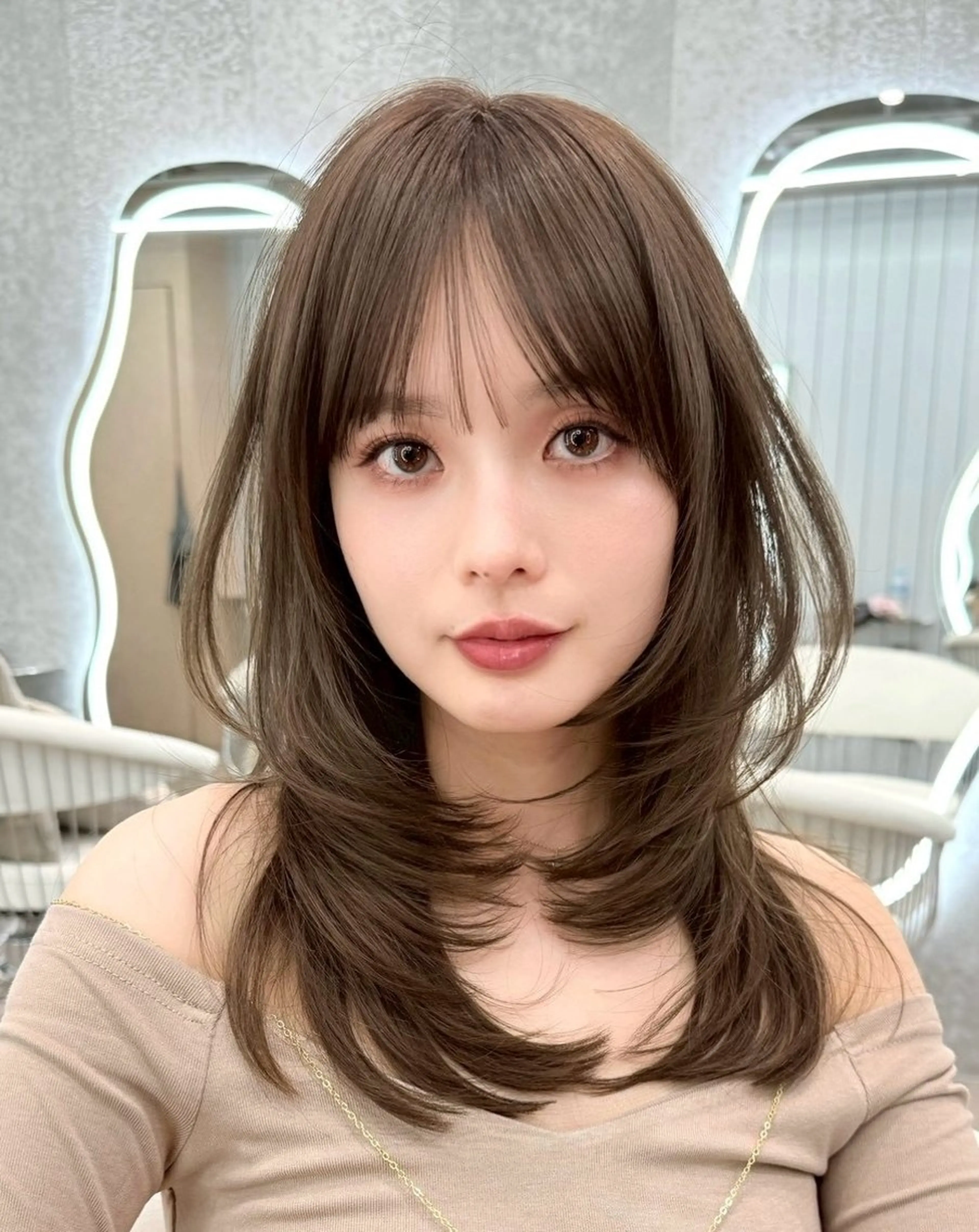 セミロング カット 縮毛矯正 浦和/髪質改善/ボブ 縮毛矯正/大和田拓夢のヘアスタイル