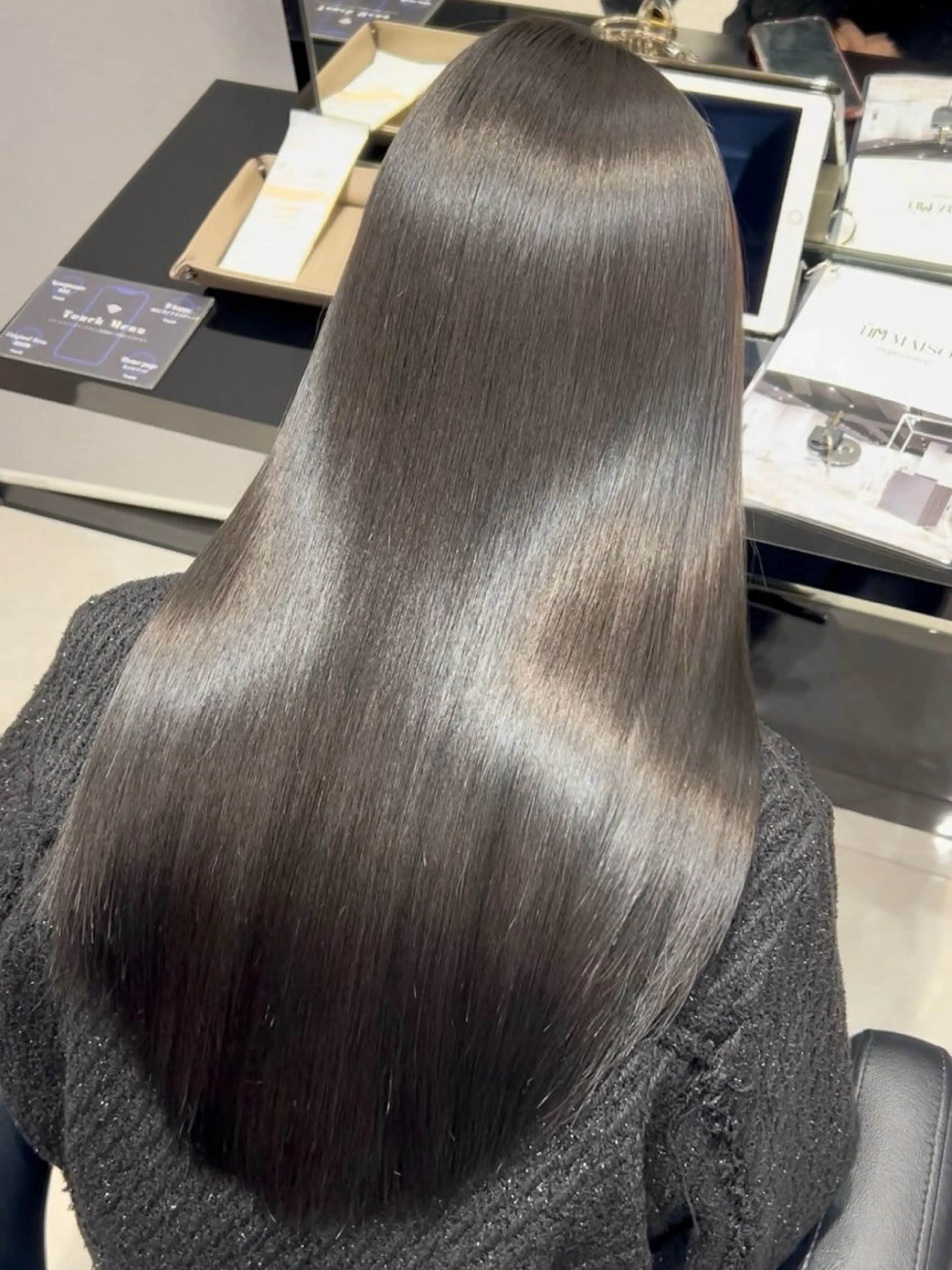 ロング カット 縮毛矯正 トリートメント MAISON原宿【メゾン】所属・美髪矯正/髪質改善 /艶髪/千田理名🪞のヘアスタイル