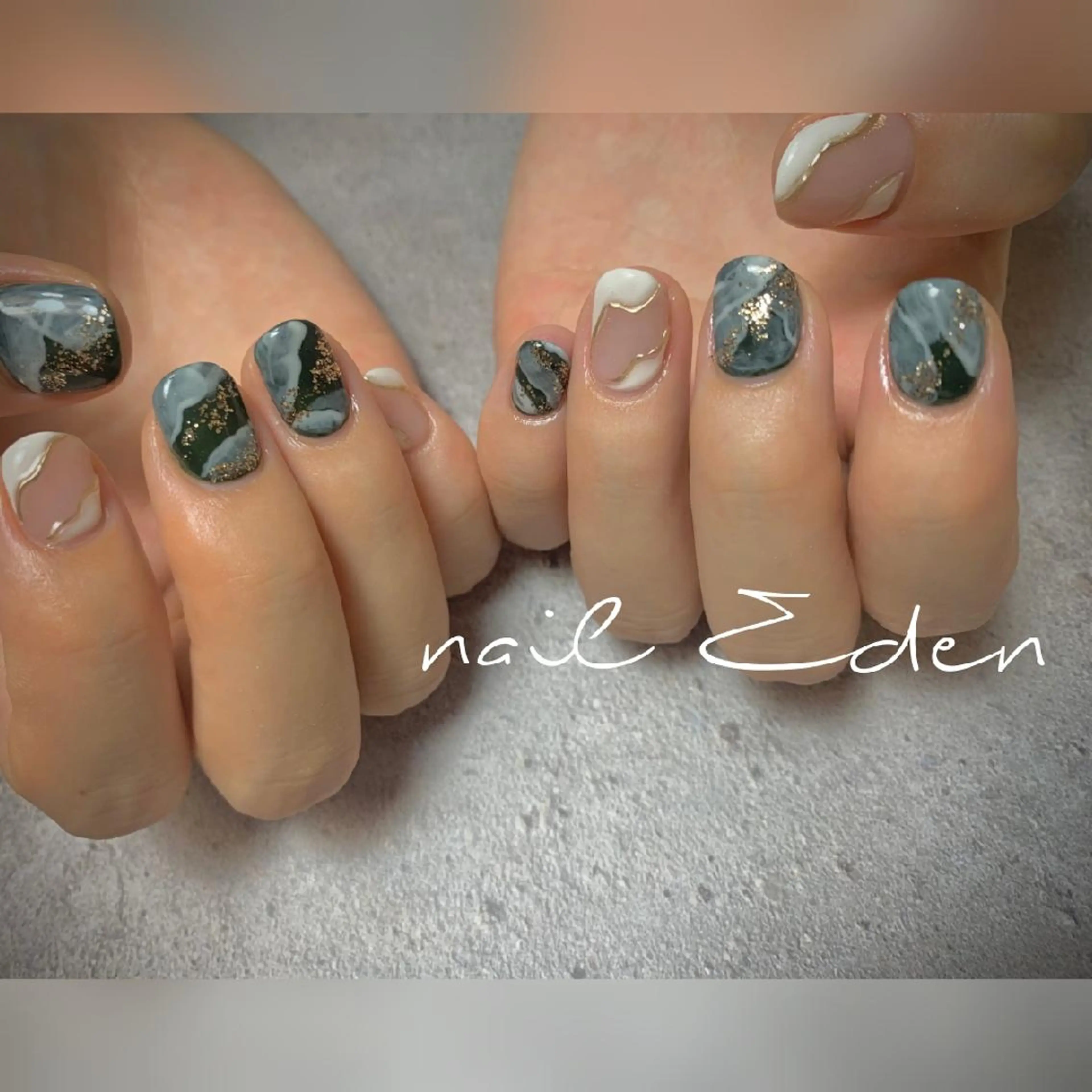ネイル 持ち込み ハンドネイル ハンドケア Eden　private nail saron所属・Eden ♾️のネイルデザイン