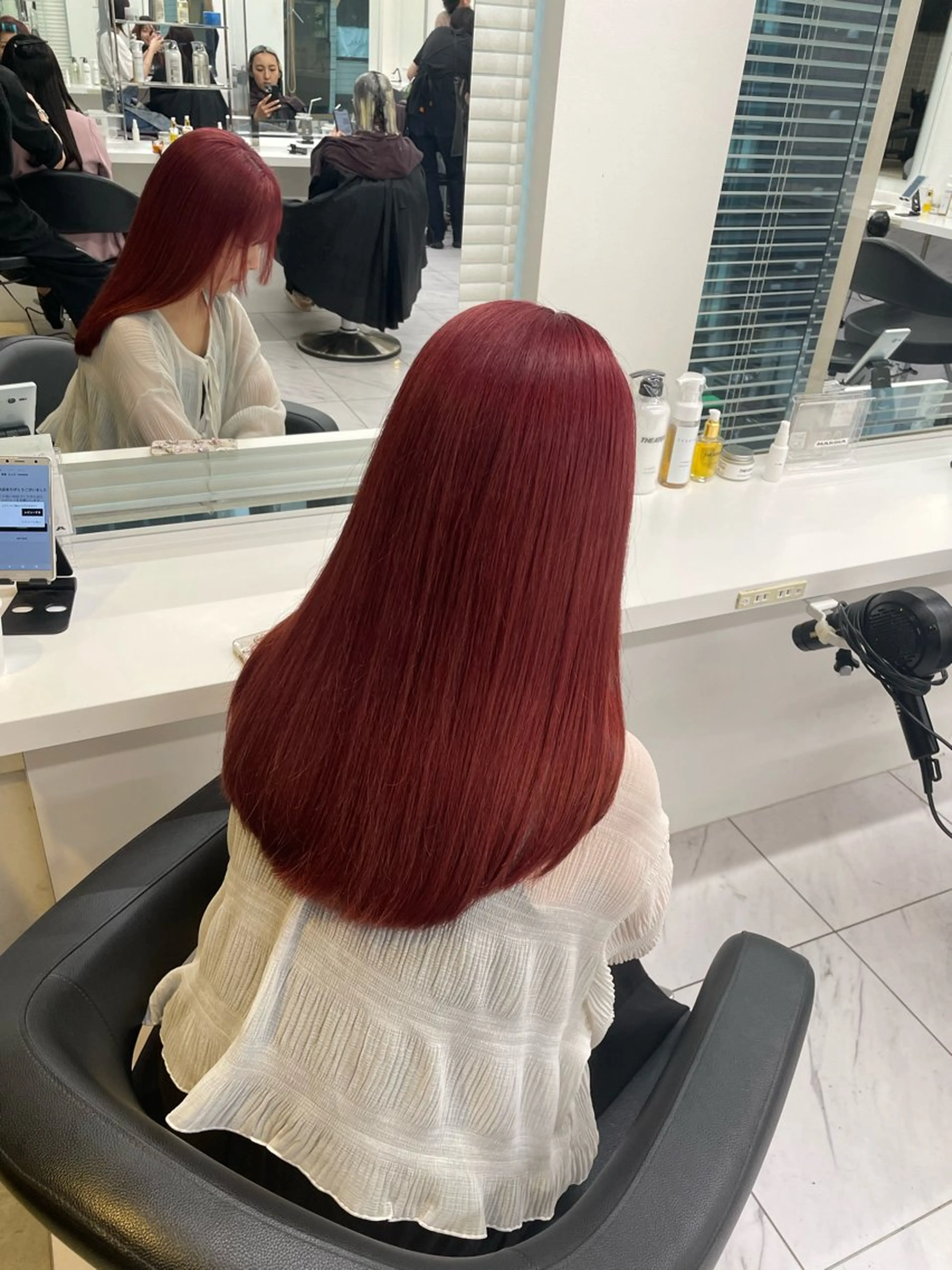 ロング カラー ヘアアレンジ ヘアカラー トリートメント ヘアセット 💗横浜美容室 💗HARUNAのヘアスタイル