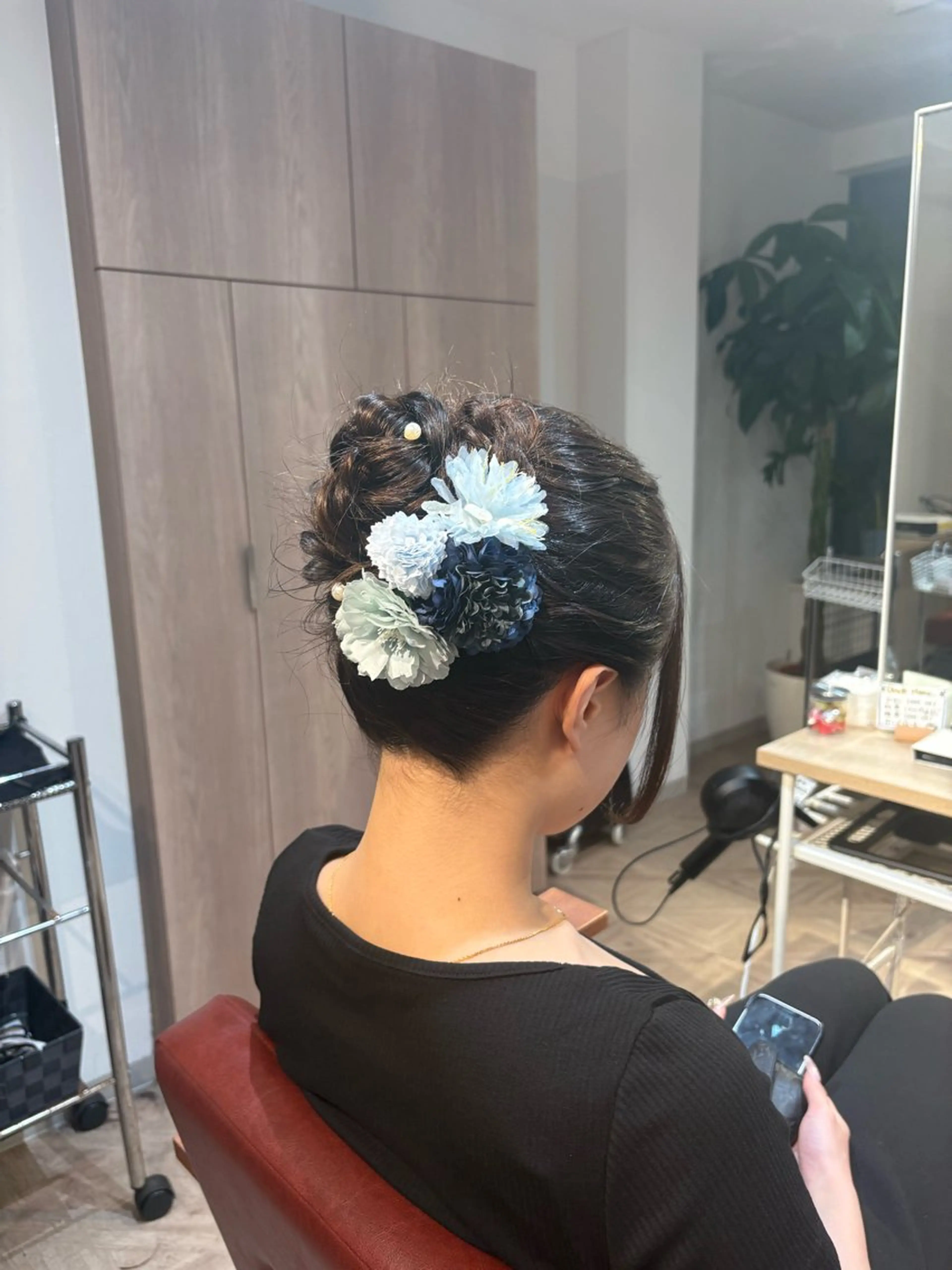 ヘアアレンジ 檜山 知可子のヘアスタイル