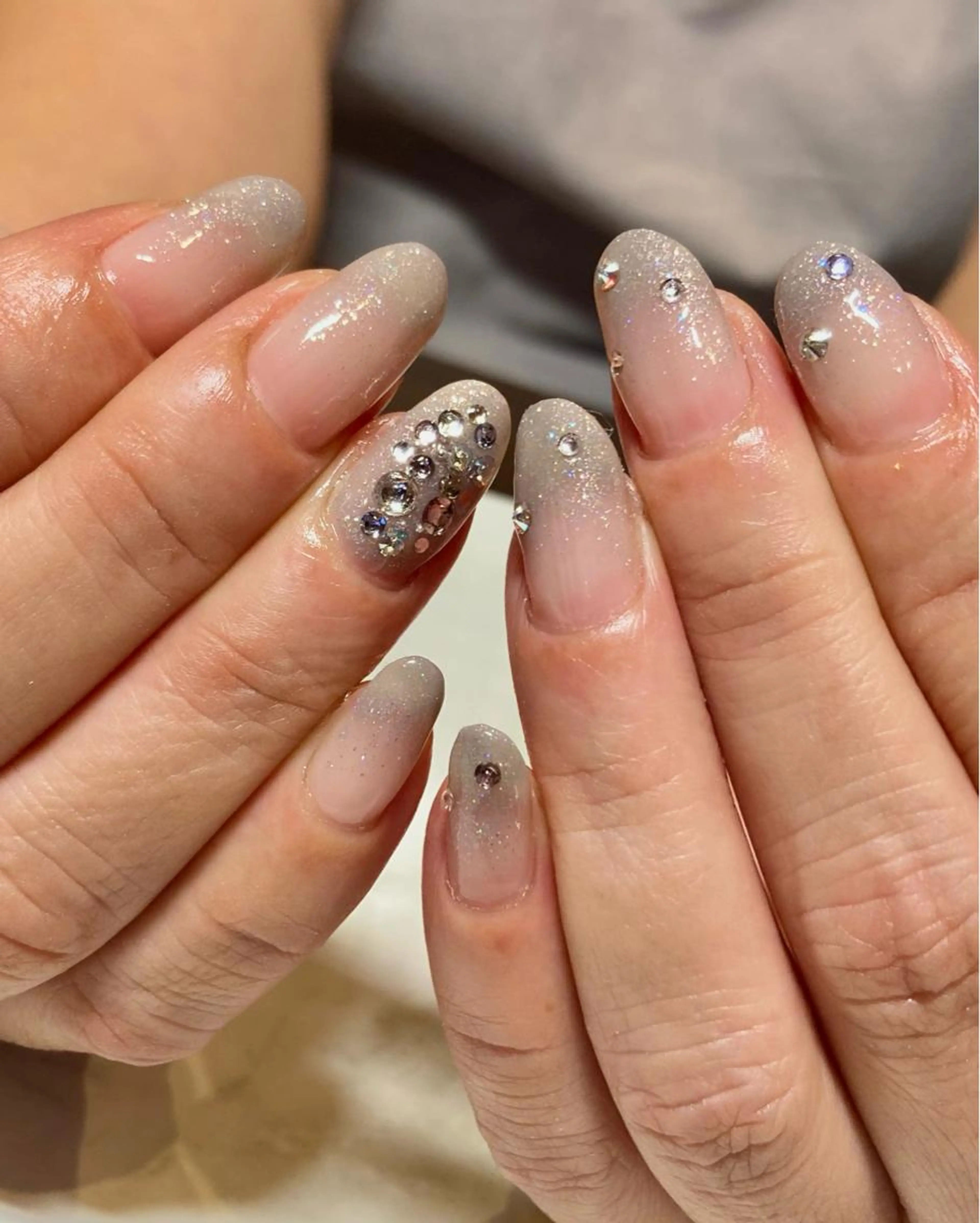 【オフ無し】ラメグラデーションの写真