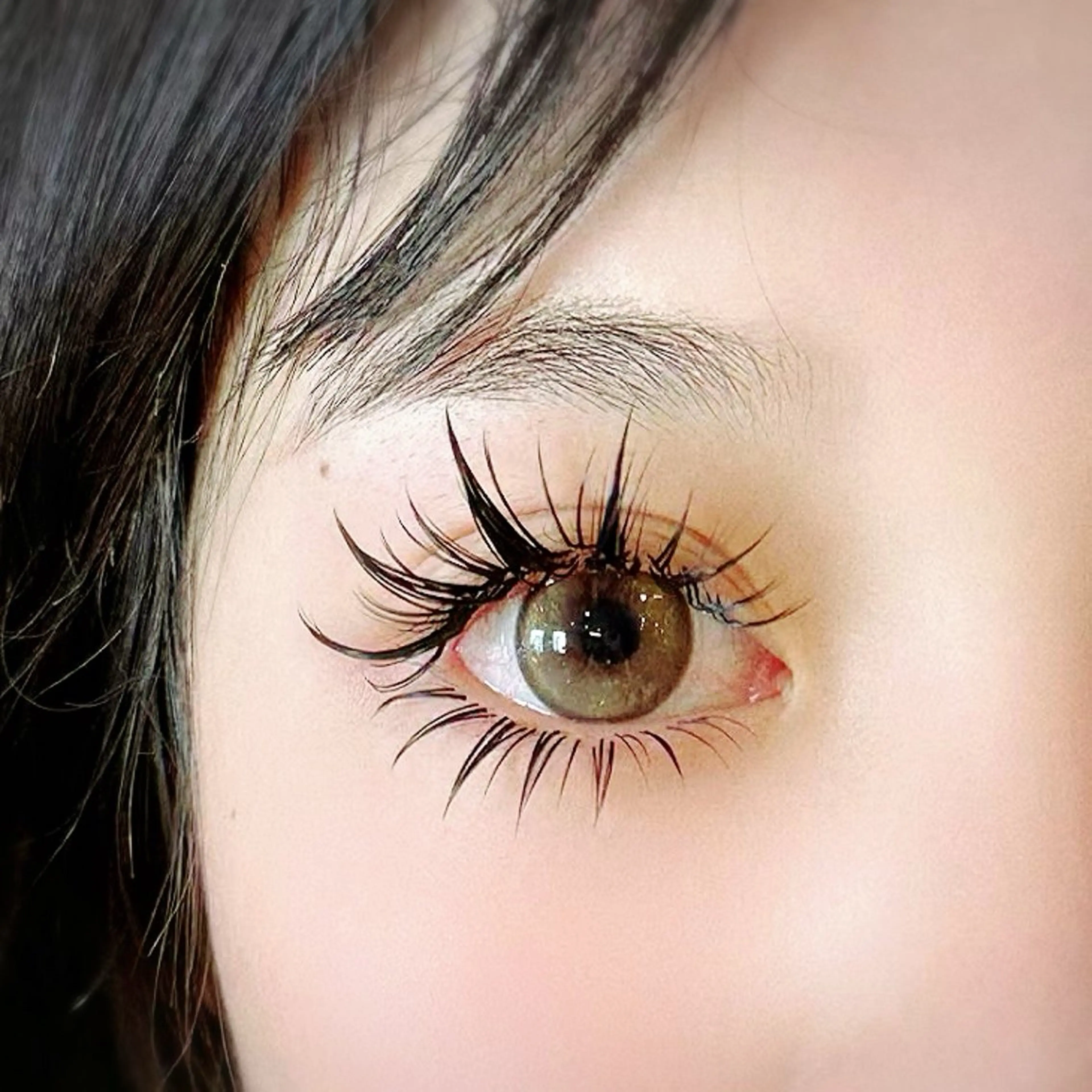 マツエク・マツパ 束感まつ毛 カラーマツエク フラットラッシュ パリジェンヌラッシュリフト まつげパーマ アベ カカのマツエク・マツパデザイン