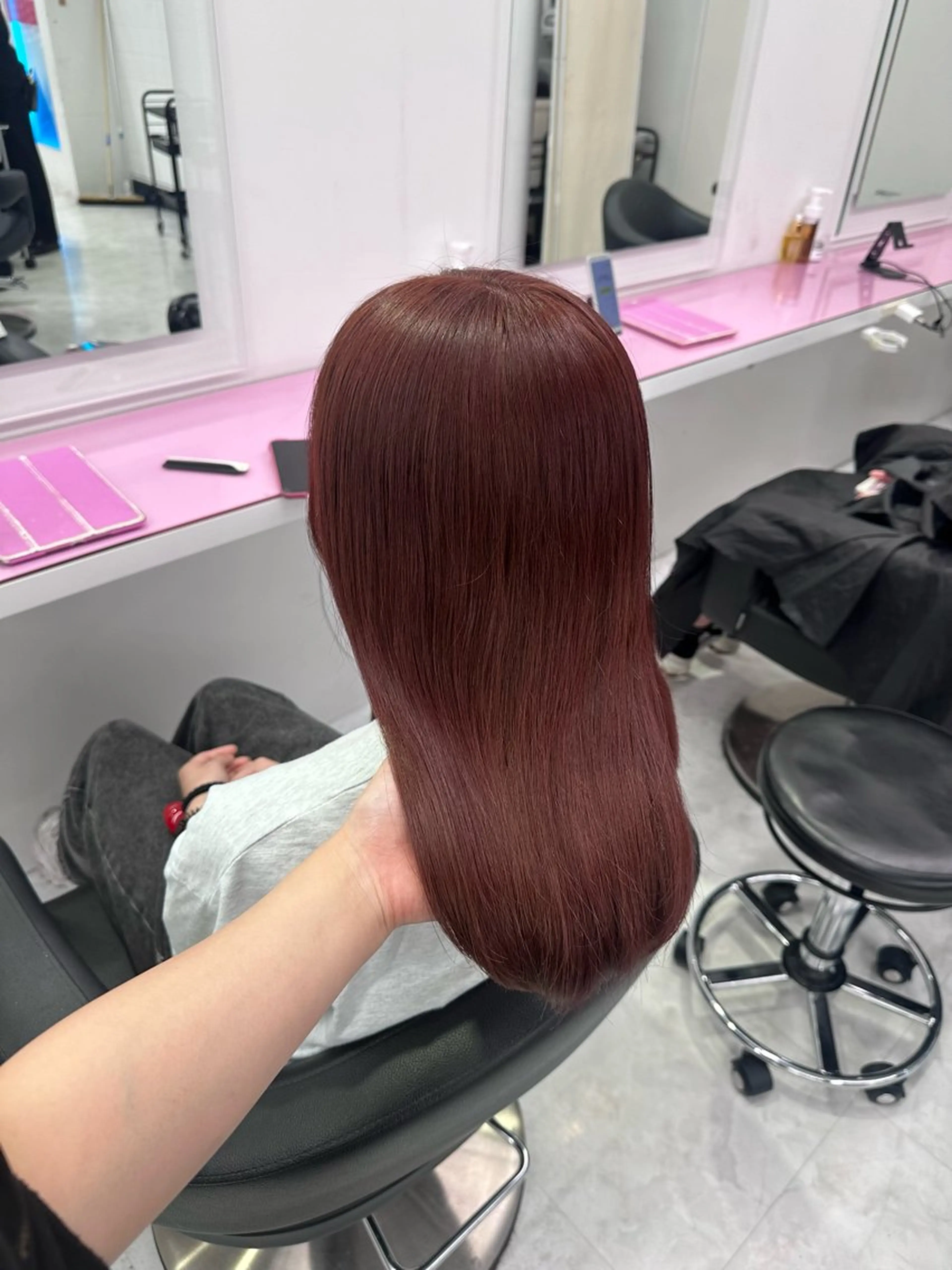 セミロング カラー ヘアカラー トリートメント ♡ダブルカラー特化♡ miyuのヘアスタイル