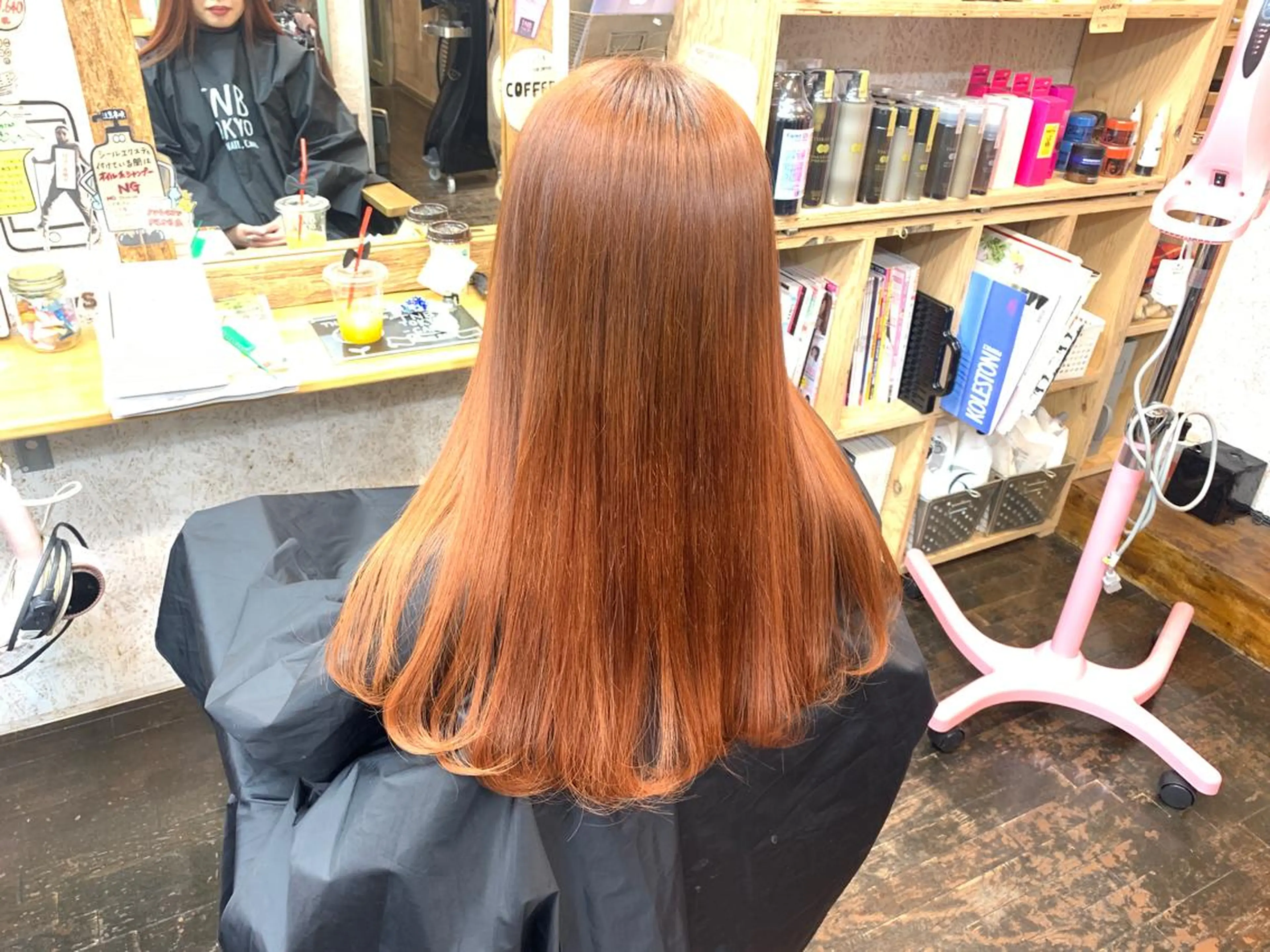カラー ブリーチ オレンジ Pages所属・カラーモデル募集ෆ‪ ＳＡＥのヘアスタイル