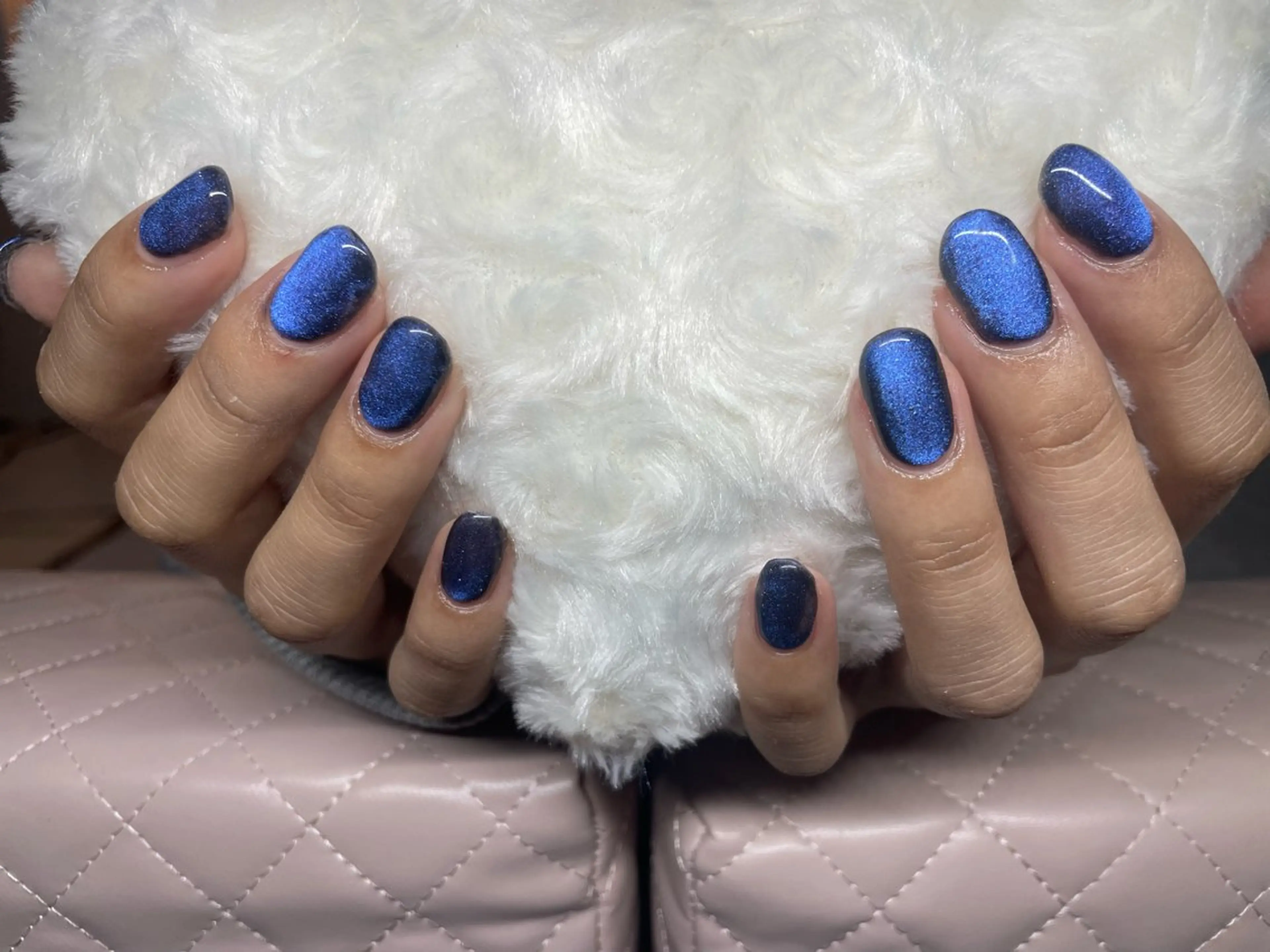 ネイル マグネットネイル ワンカラーネイル 小野 優海のネイルデザイン