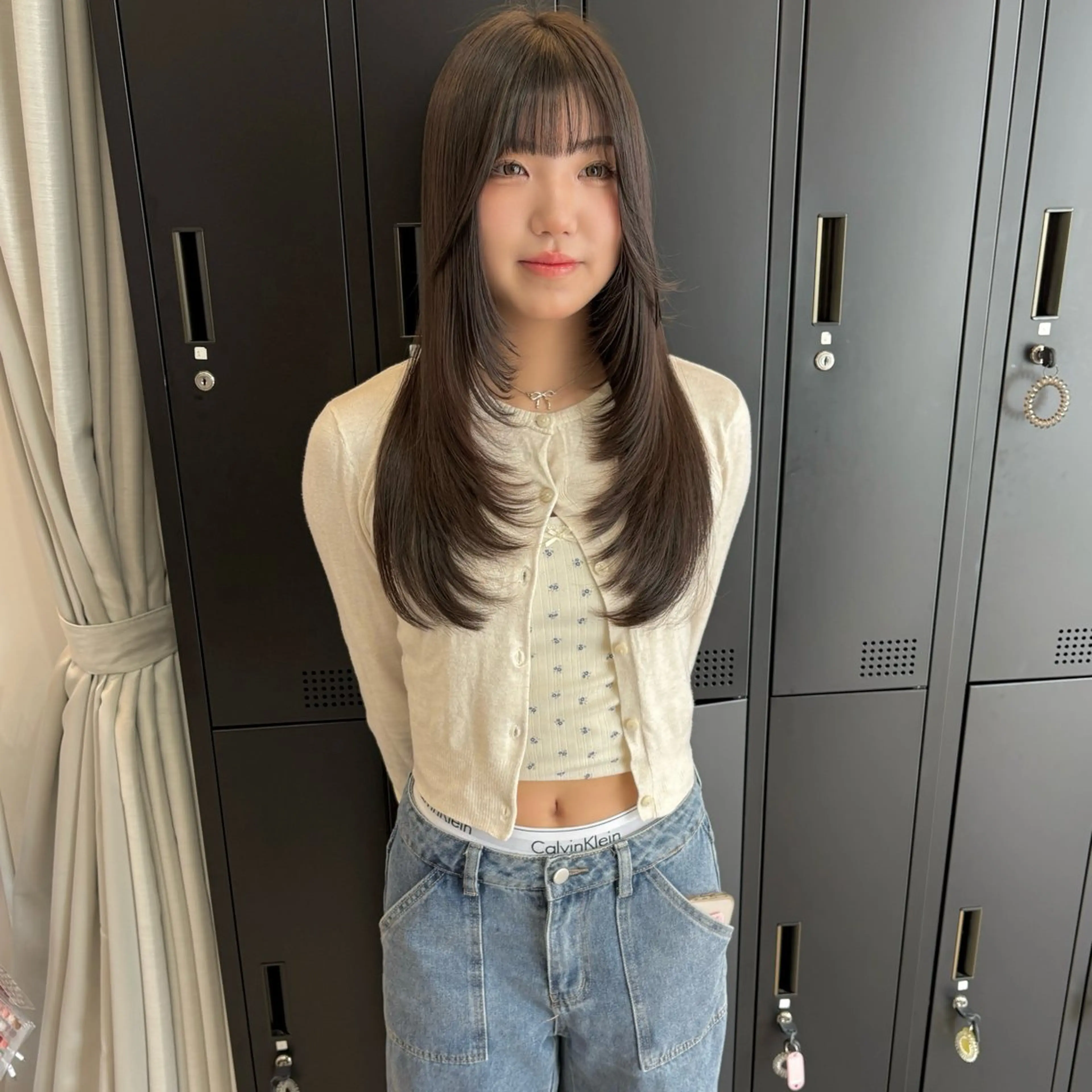 ロング レイヤーカット トリートメント カット トリートメント はちすか るかのヘアスタイル