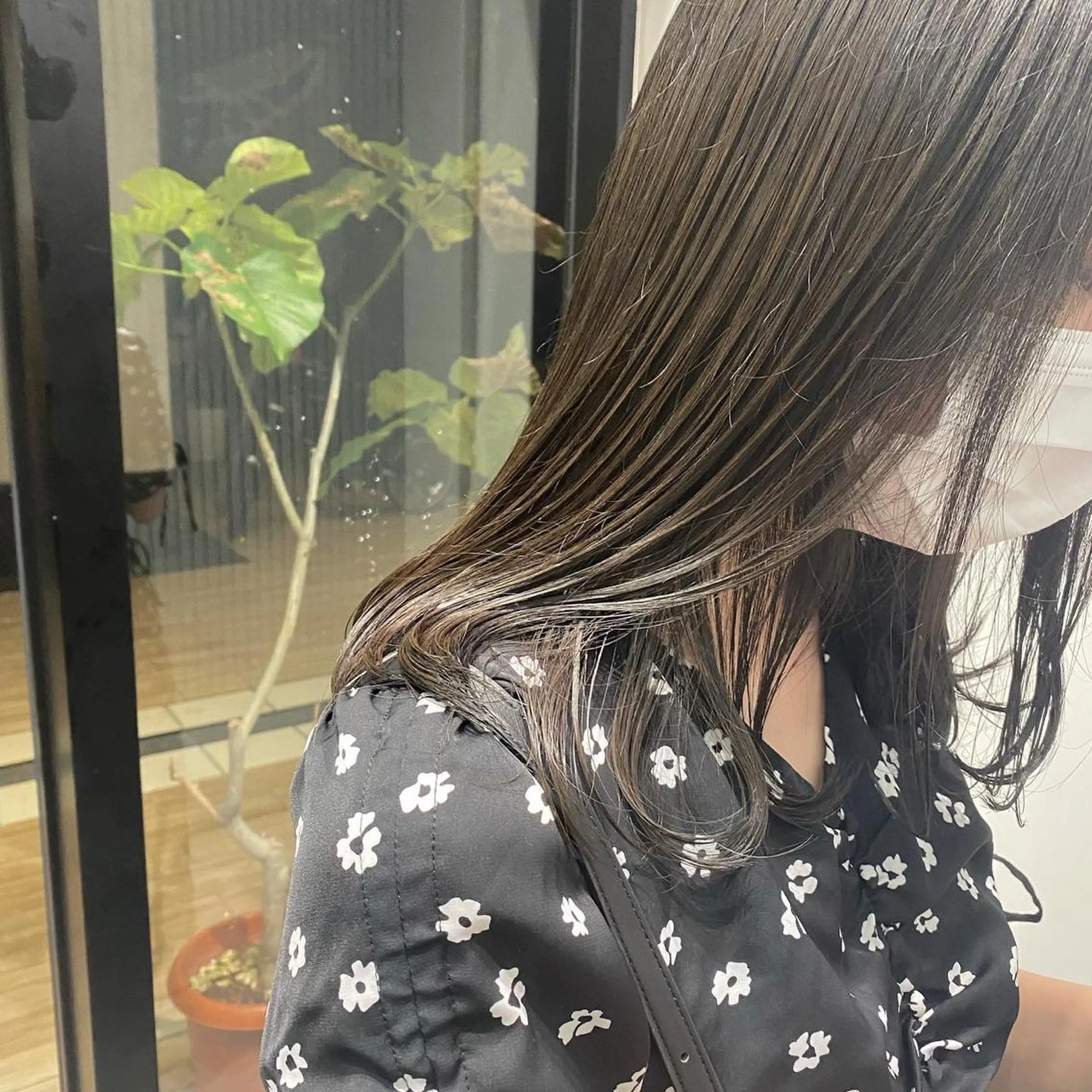 ミディアム カラー ヘアアレンジ アッシュ ベージュカラー GO TODAY SHAiRE SALON  原宿verno店所属・完全💗マンツーマン marinのヘアスタイル