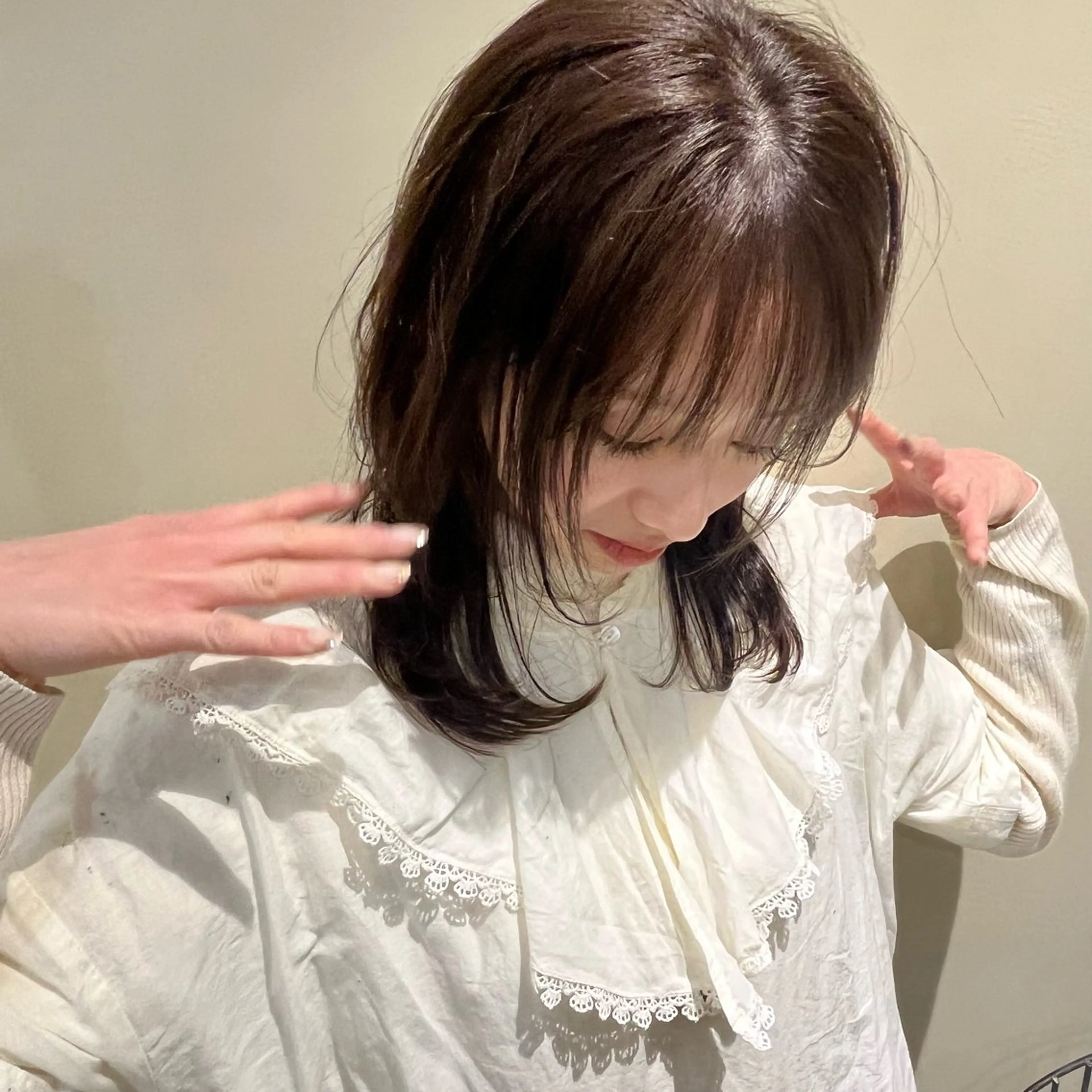 🫒透明感カラー＋資生堂3stepTRの写真