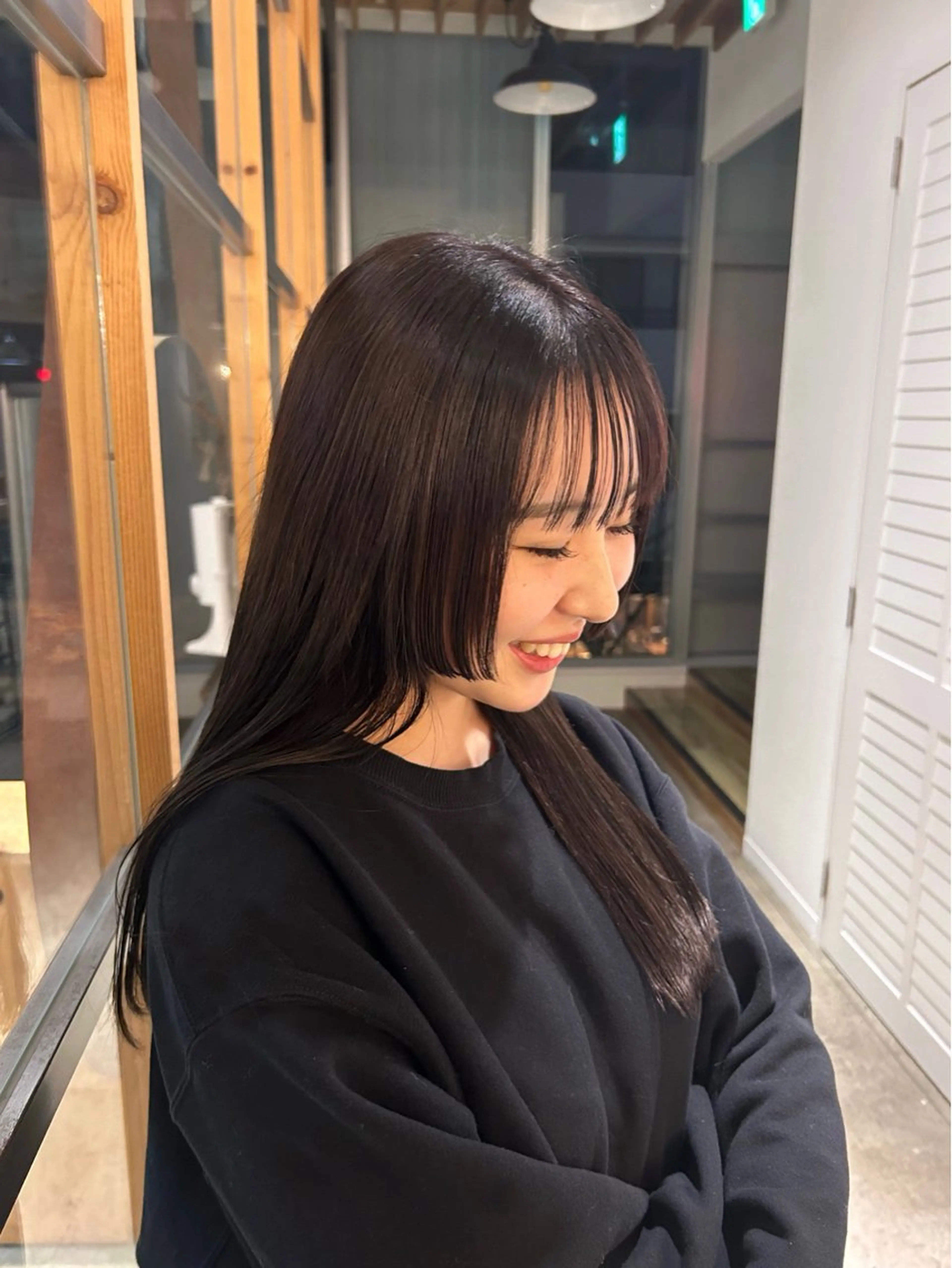 ロング カラー 姫カット 艶カラー/レイヤー 🦋AKARI🦋のヘアスタイル