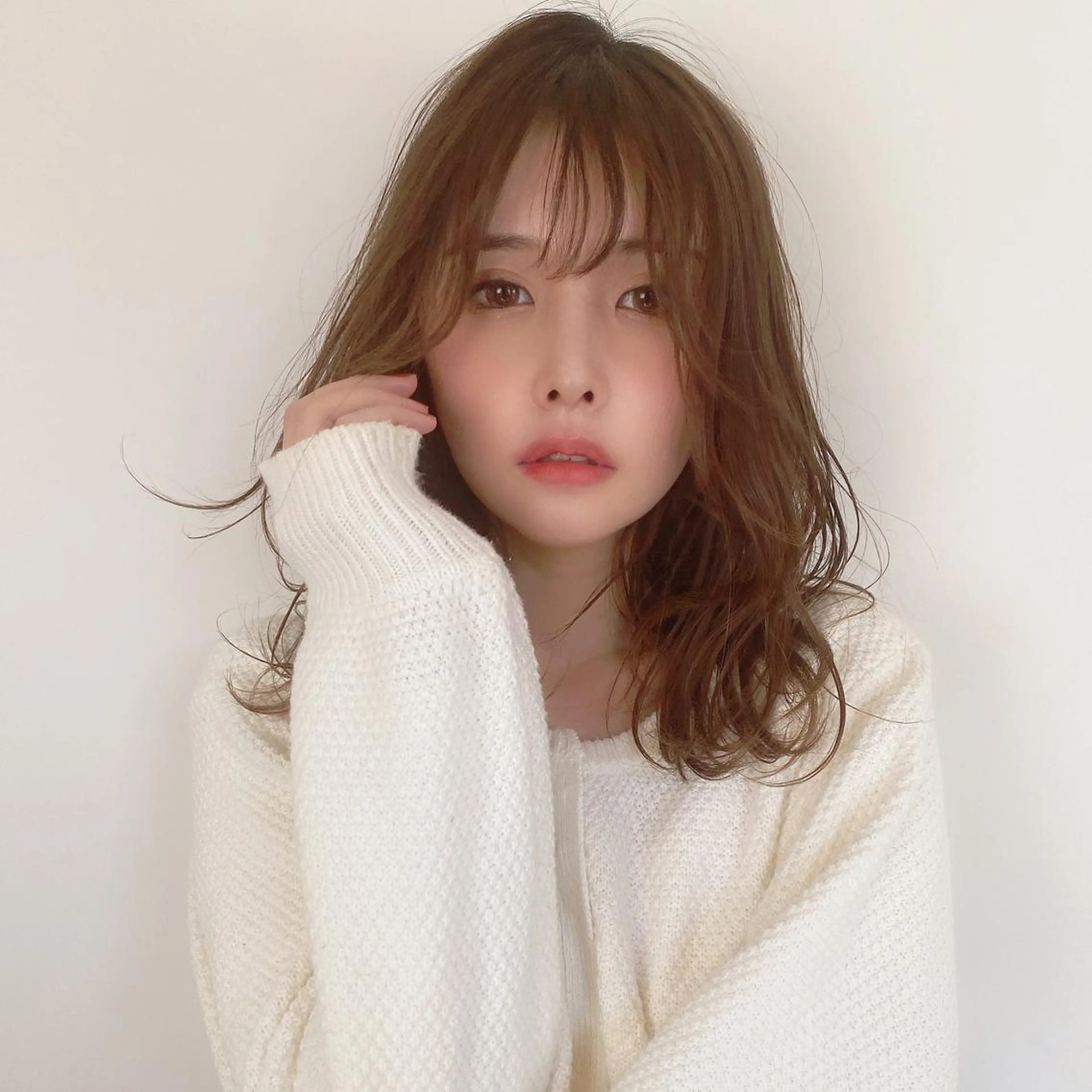 ロング カラー SAKURA 原宿所属・なかの たくみのヘアスタイル