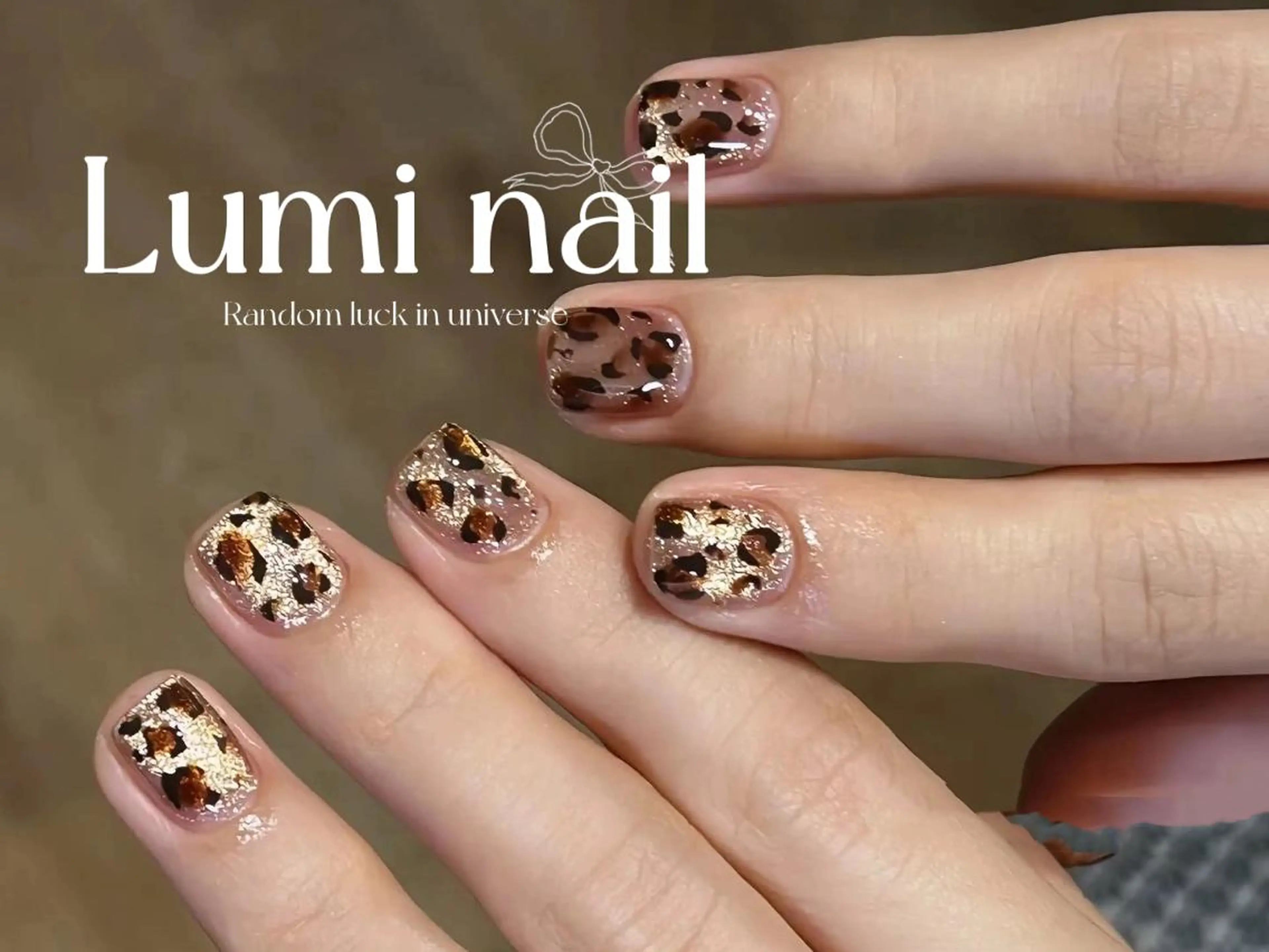 ネイル ツイードネイル 冬ネイル クリスマス 神崎 理沙のネイルデザイン