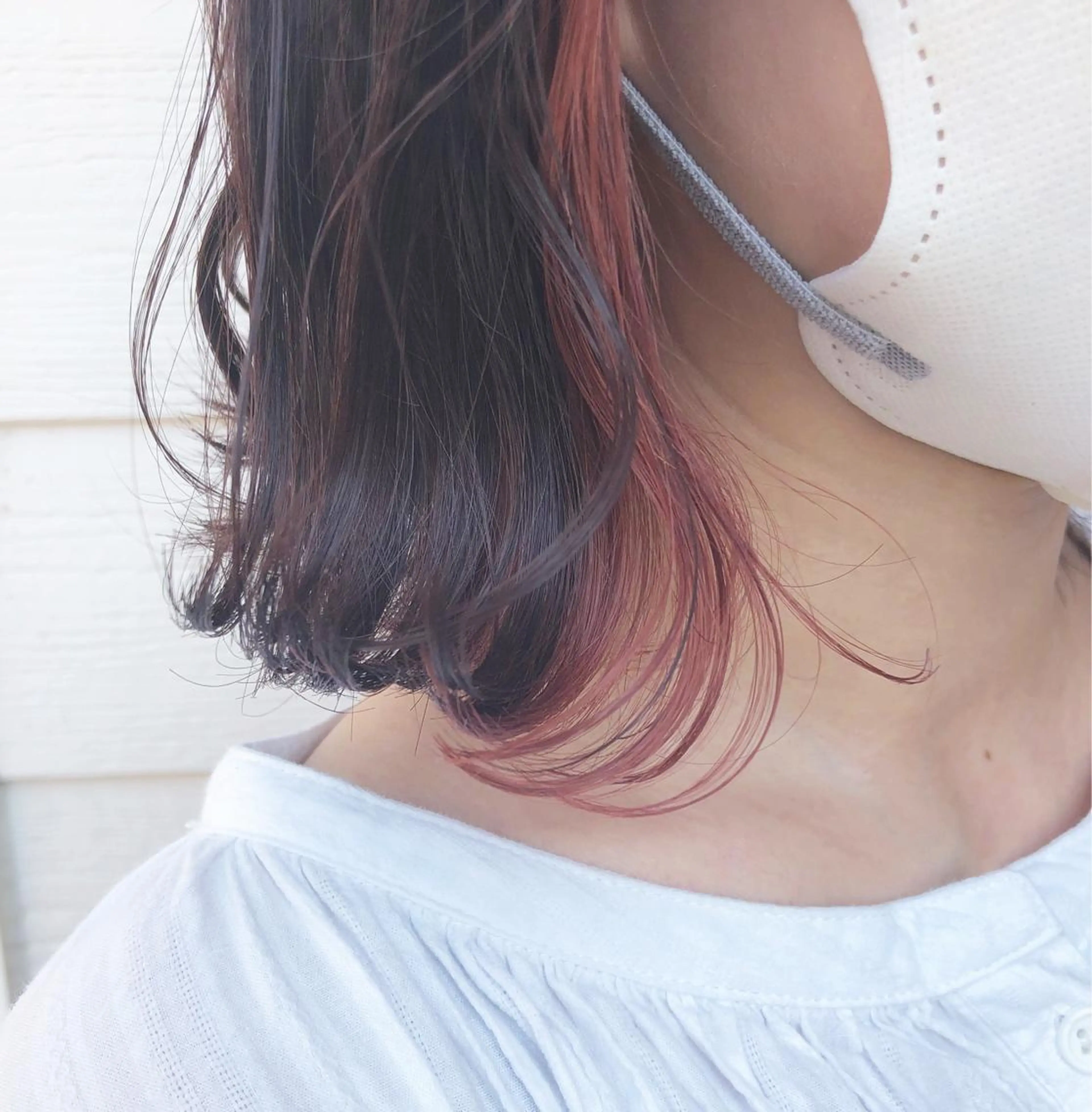 カラー インナーカラー ピンクカラー PACE所属・ayumi ／透明感カラーのヘアスタイル