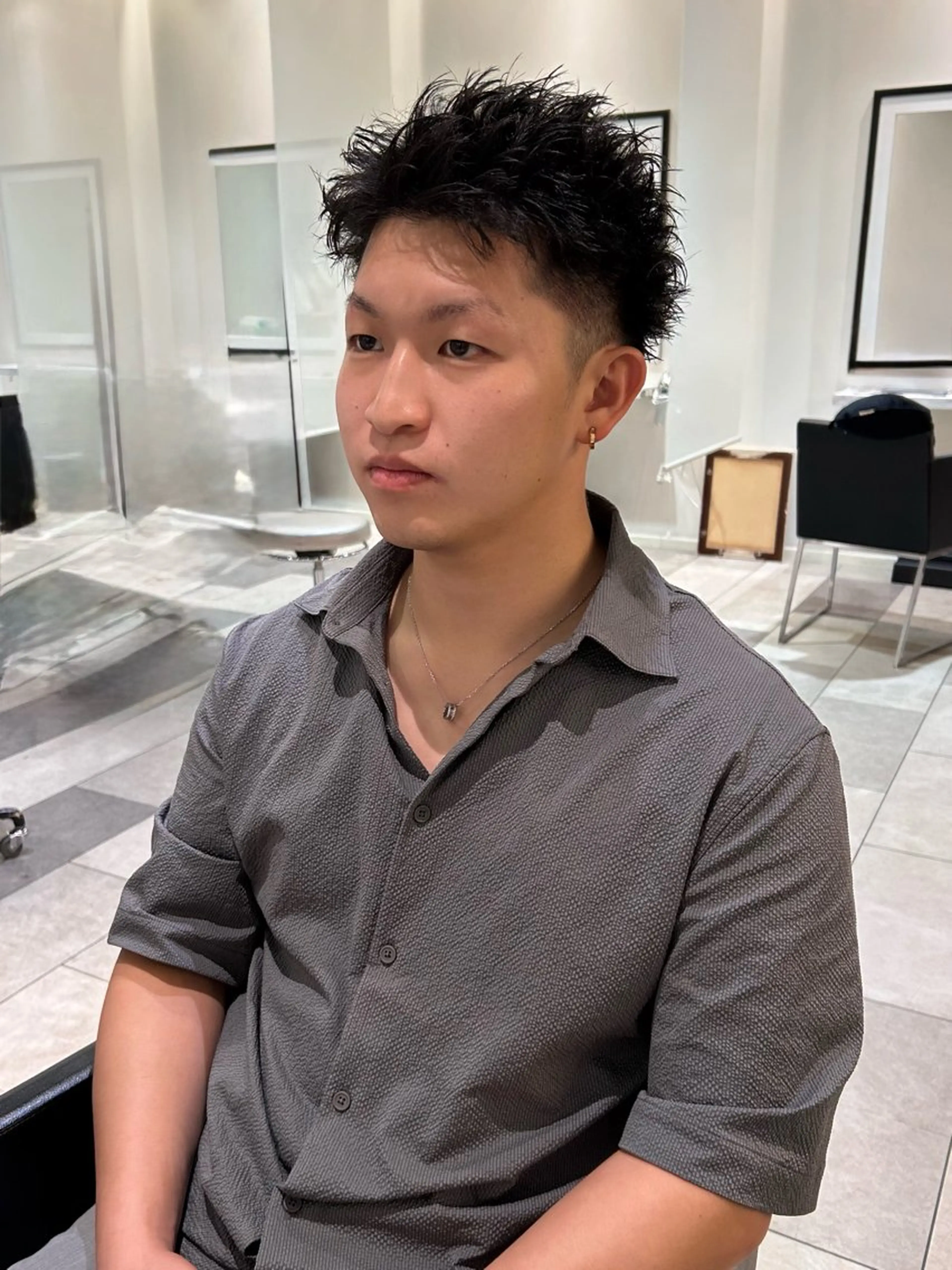 メンズ カット ヘッドスパ 中原 優美のヘアスタイル