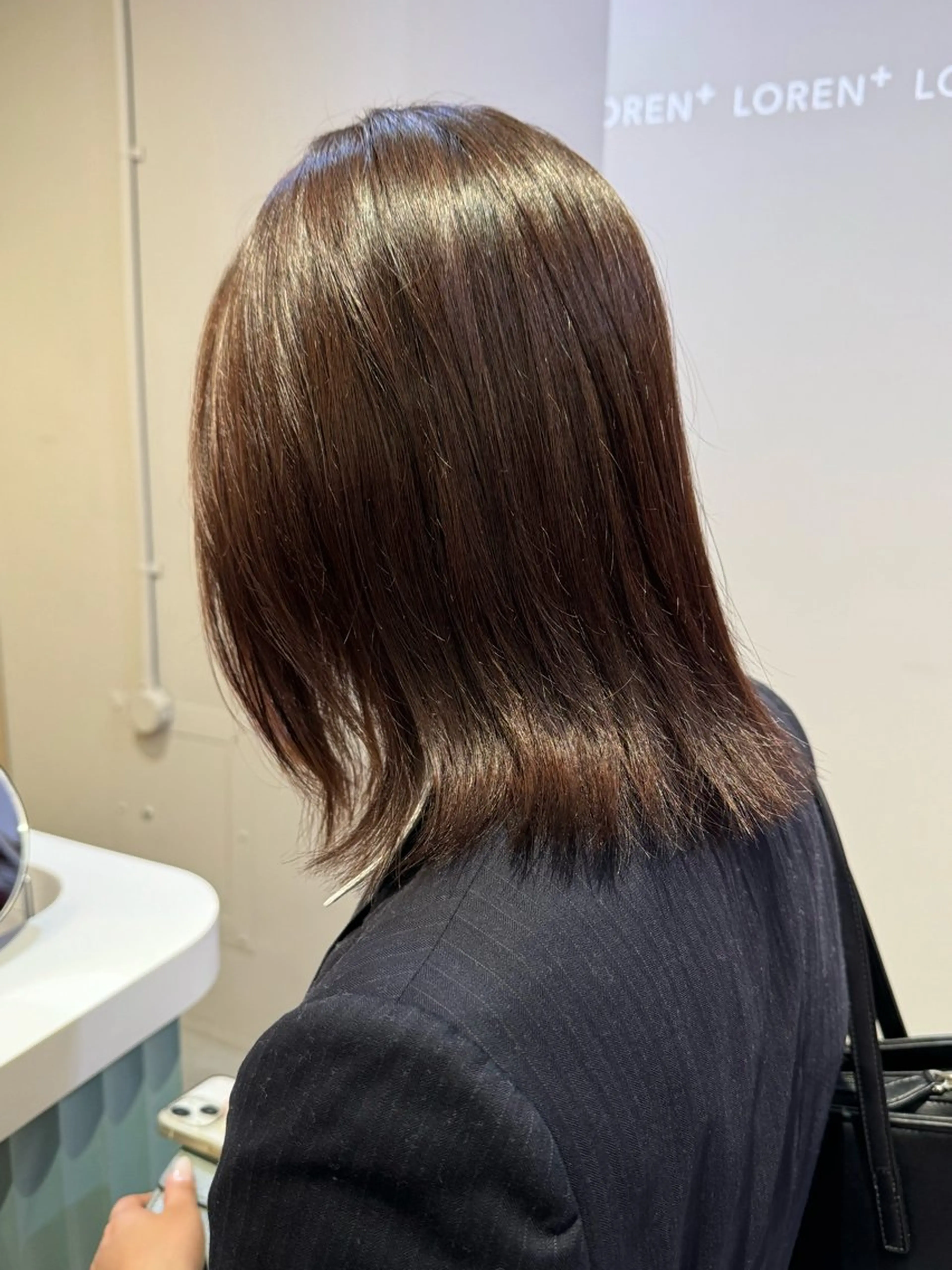 ミディアム カラー 透明感×レイヤーカッ ト🌼kiraraのヘアスタイル