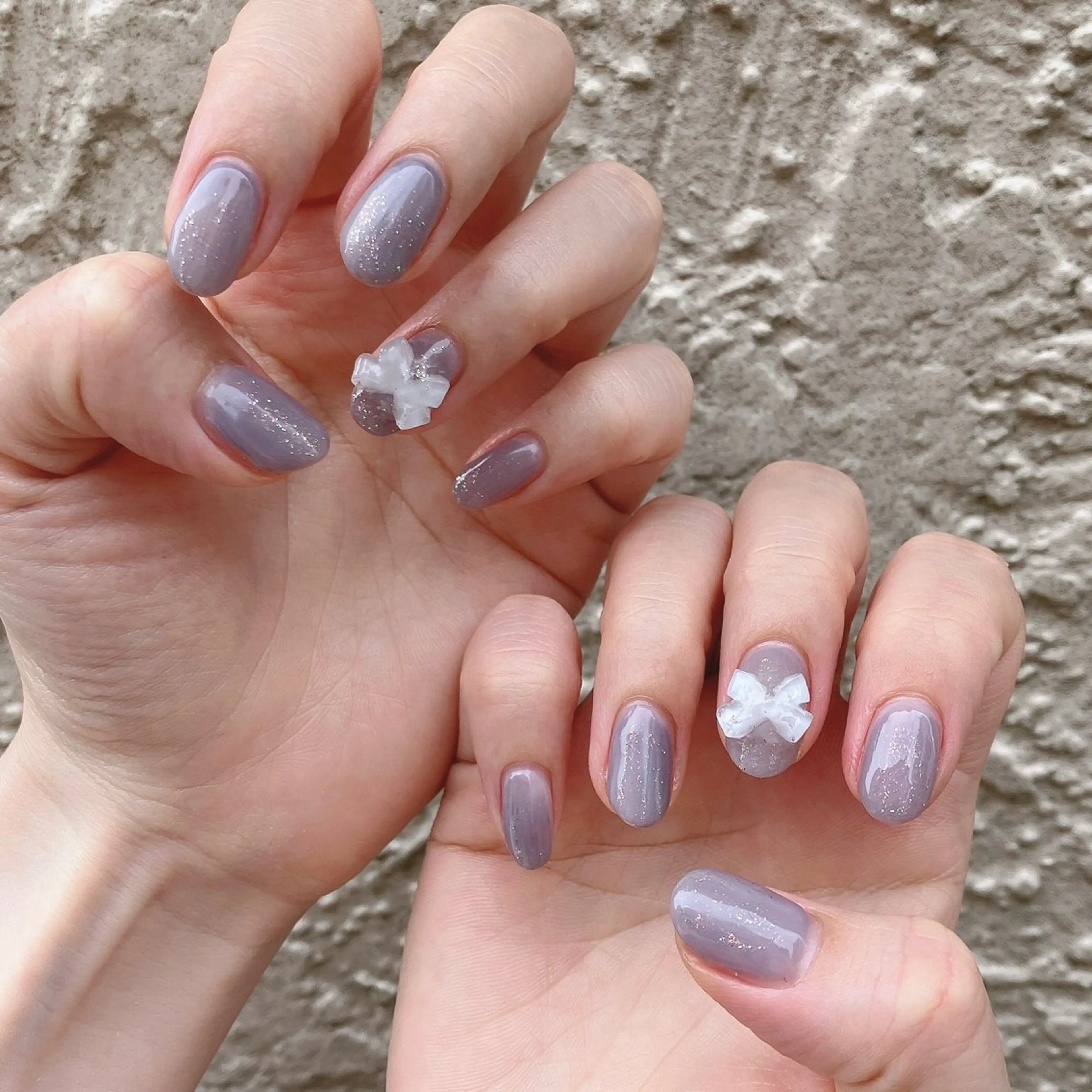 ネイル リボン ハンドネイル nails 🎀meのネイルデザイン