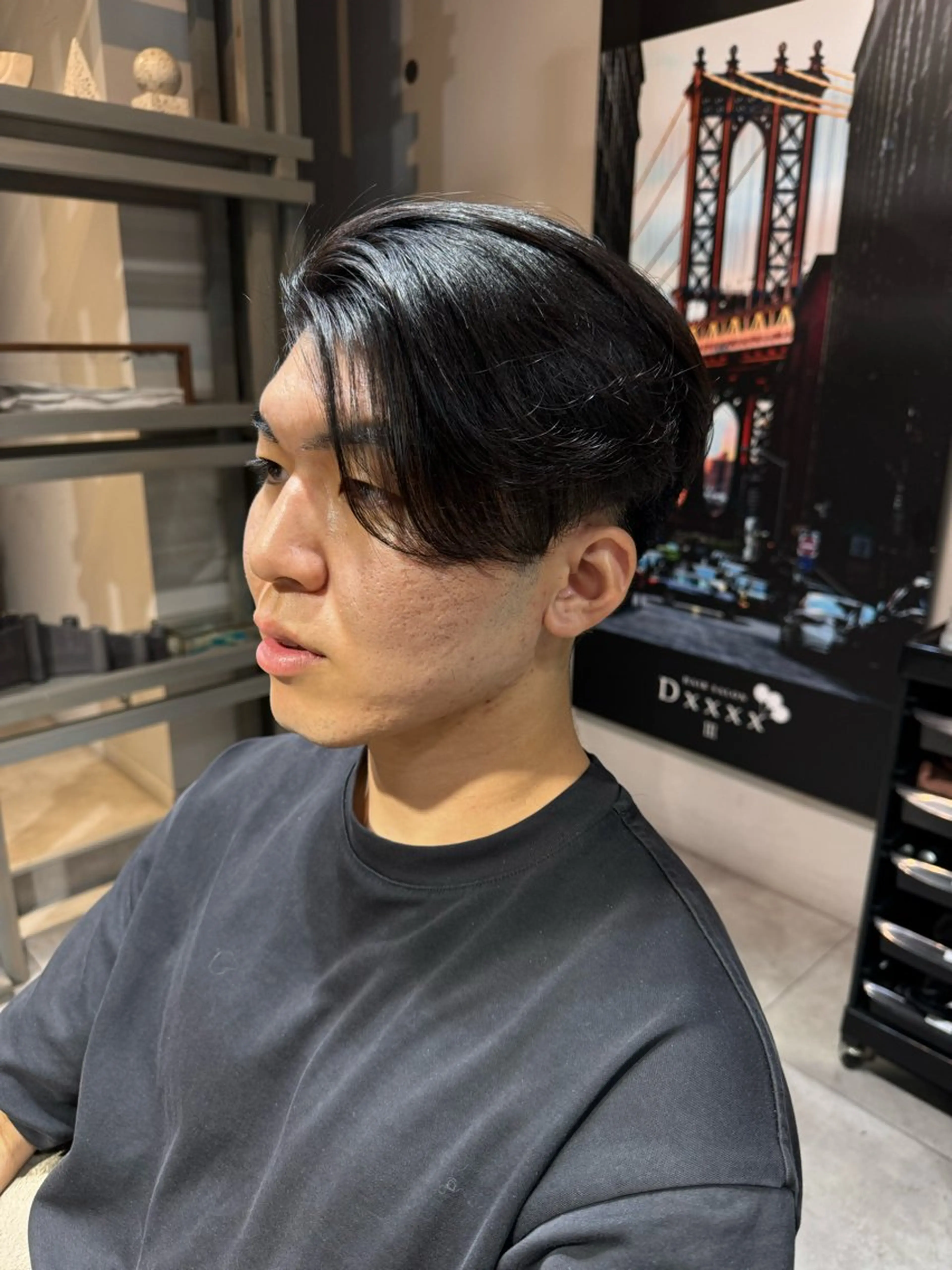 ミディアム パーマ メンズ ストレートパーマ カット 縮毛矯正 トリートメント Dxxxx III所属・女性目線の大人 メンズ*Ayakaのヘアスタイル