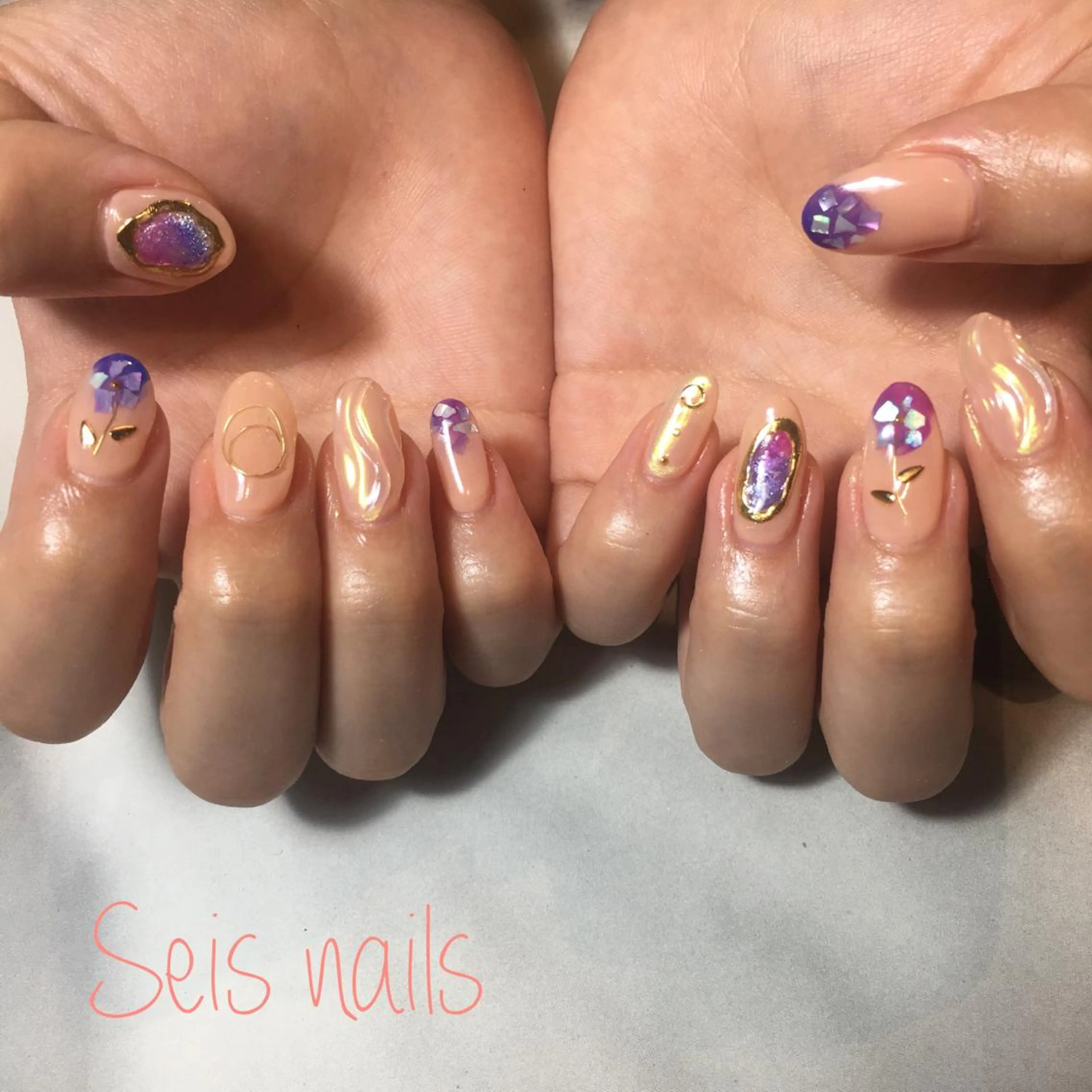 ネイル ハンドネイル Seis Shihoのネイルデザイン