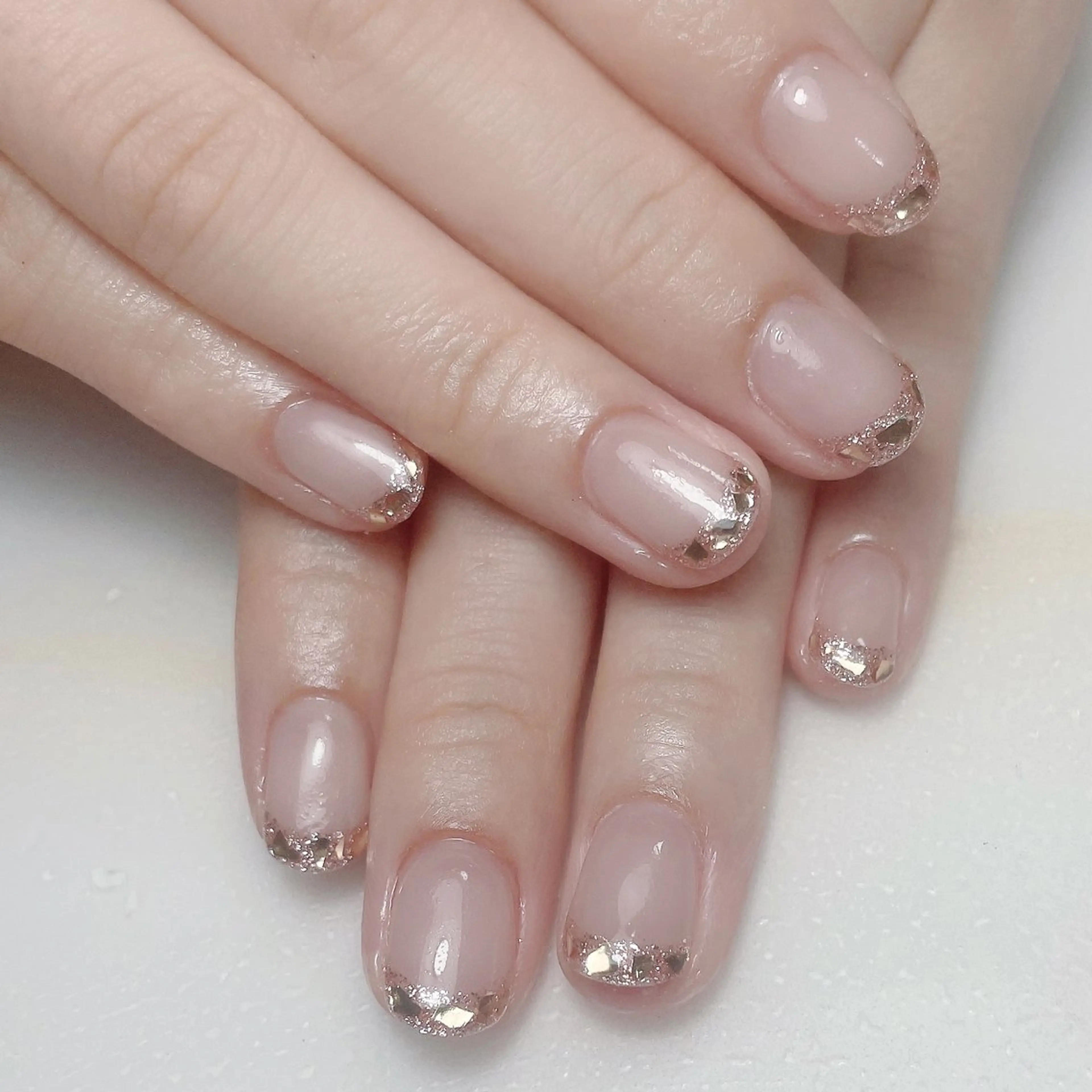 ネイル アートネイル フレンチネイル ジェルネイル グラデーション 韓国ネイル ハンドネイル 久保田 マリコのネイルデザイン