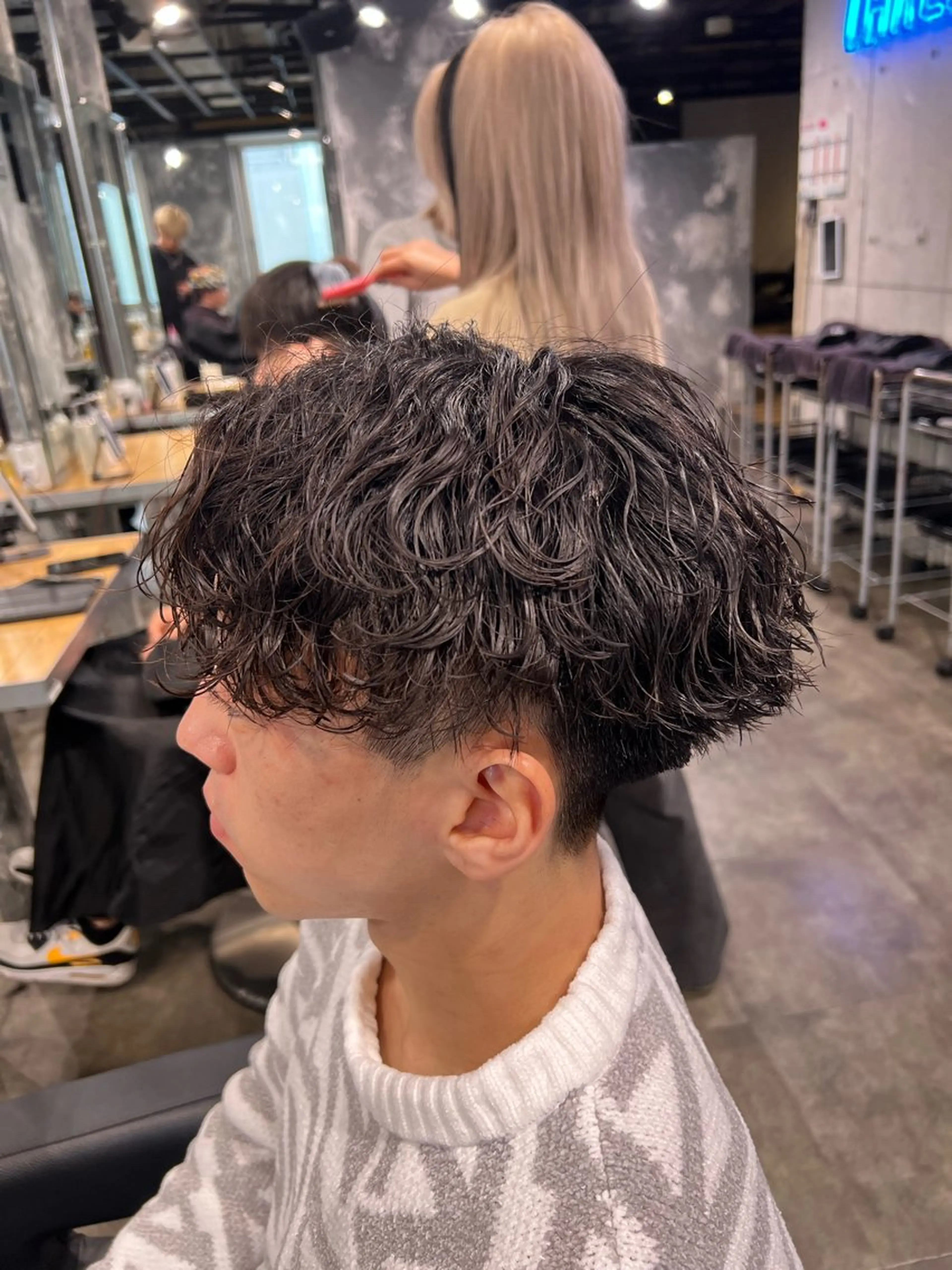 ショート カラー パーマ ヘアアレンジ メンズ キッズ 🔷横浜1のパーマ 職人🔷将太郎のヘアスタイル