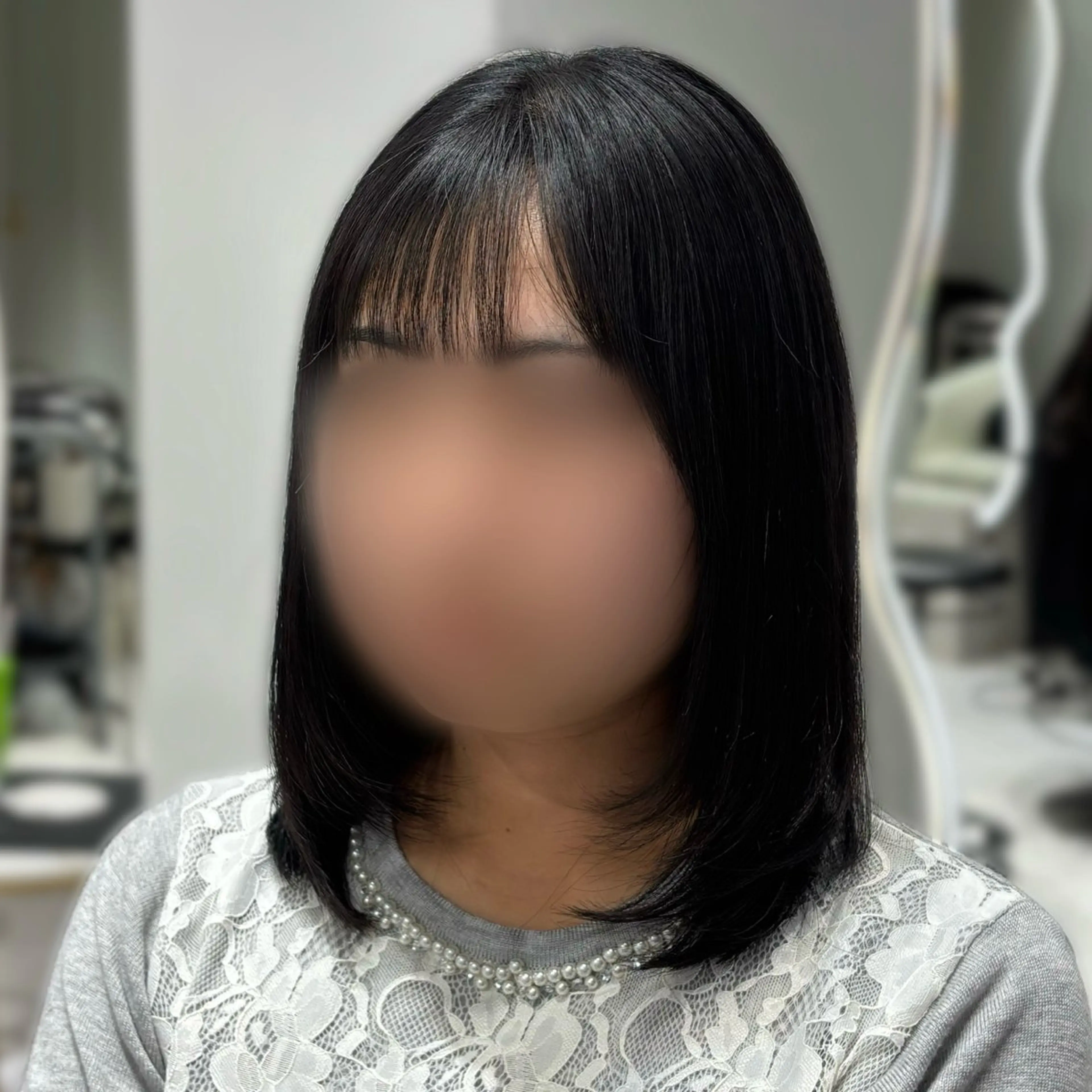 ミディアム 韓国風ヘア レイヤーカット eclala所属・後藤 瑠菜のヘアスタイル